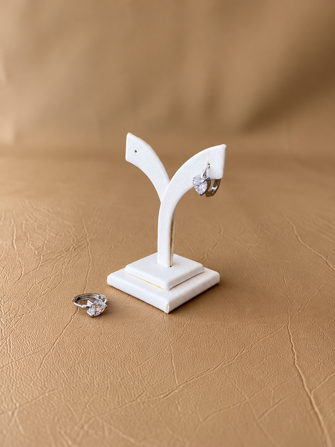 Heart Huggie Earrings - EIR06