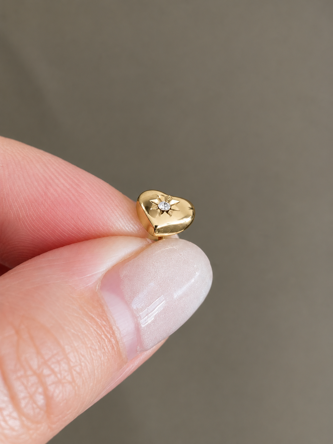 Heart Stud Earrings