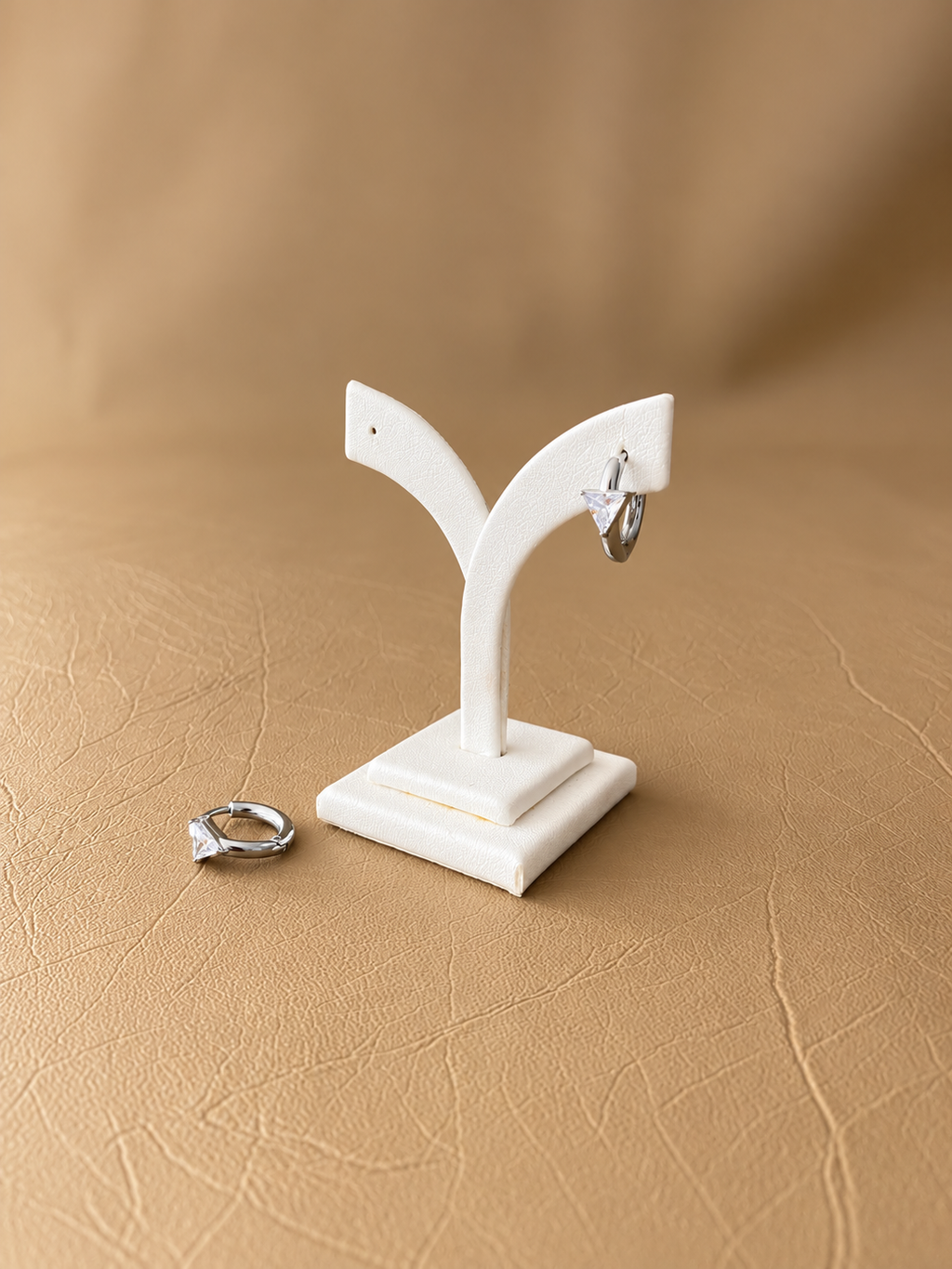 Triangle Huggie Earrings - EIR11