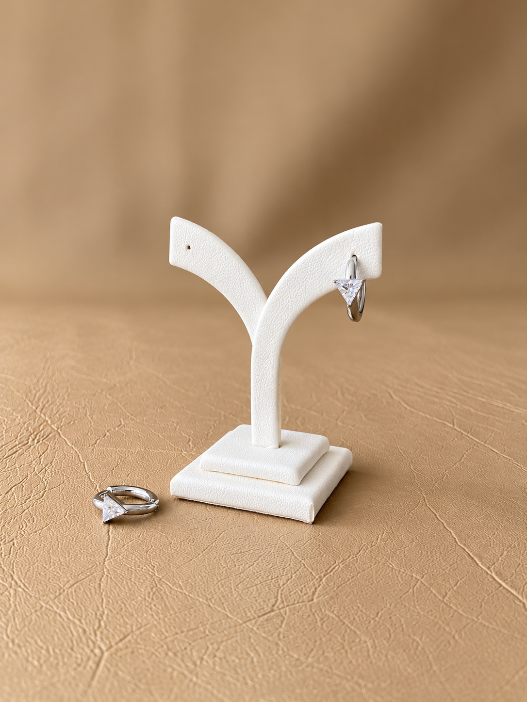 Triangle Huggie Earrings - EIR11