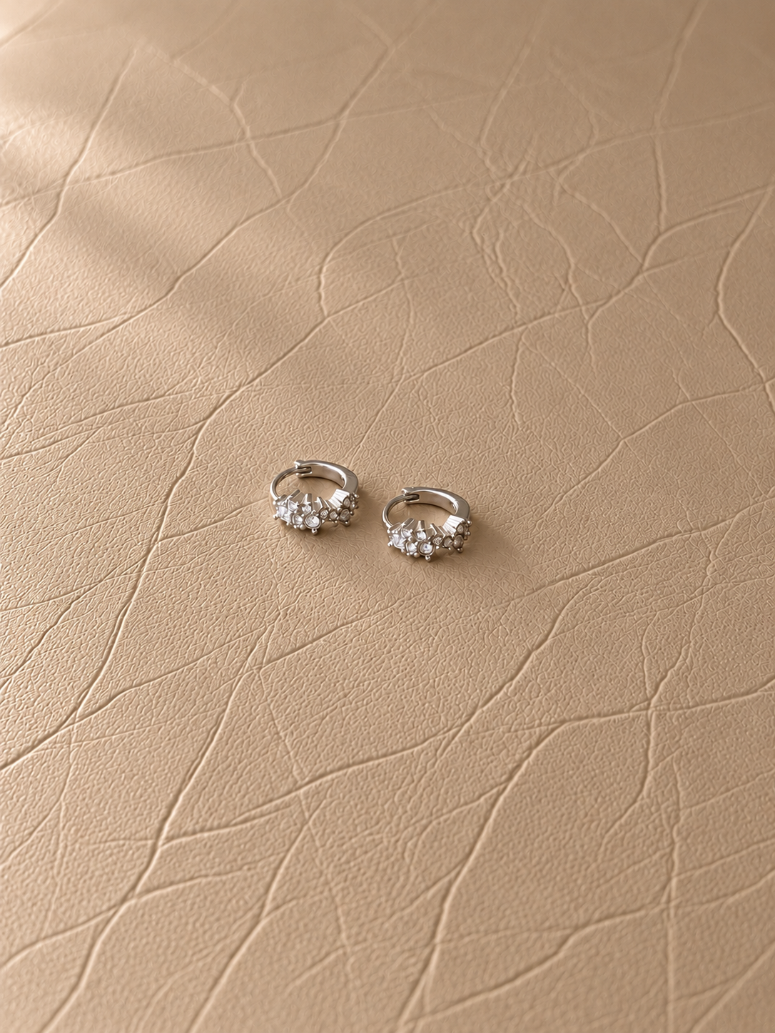 Crystal Cluster Hoops - EIR16