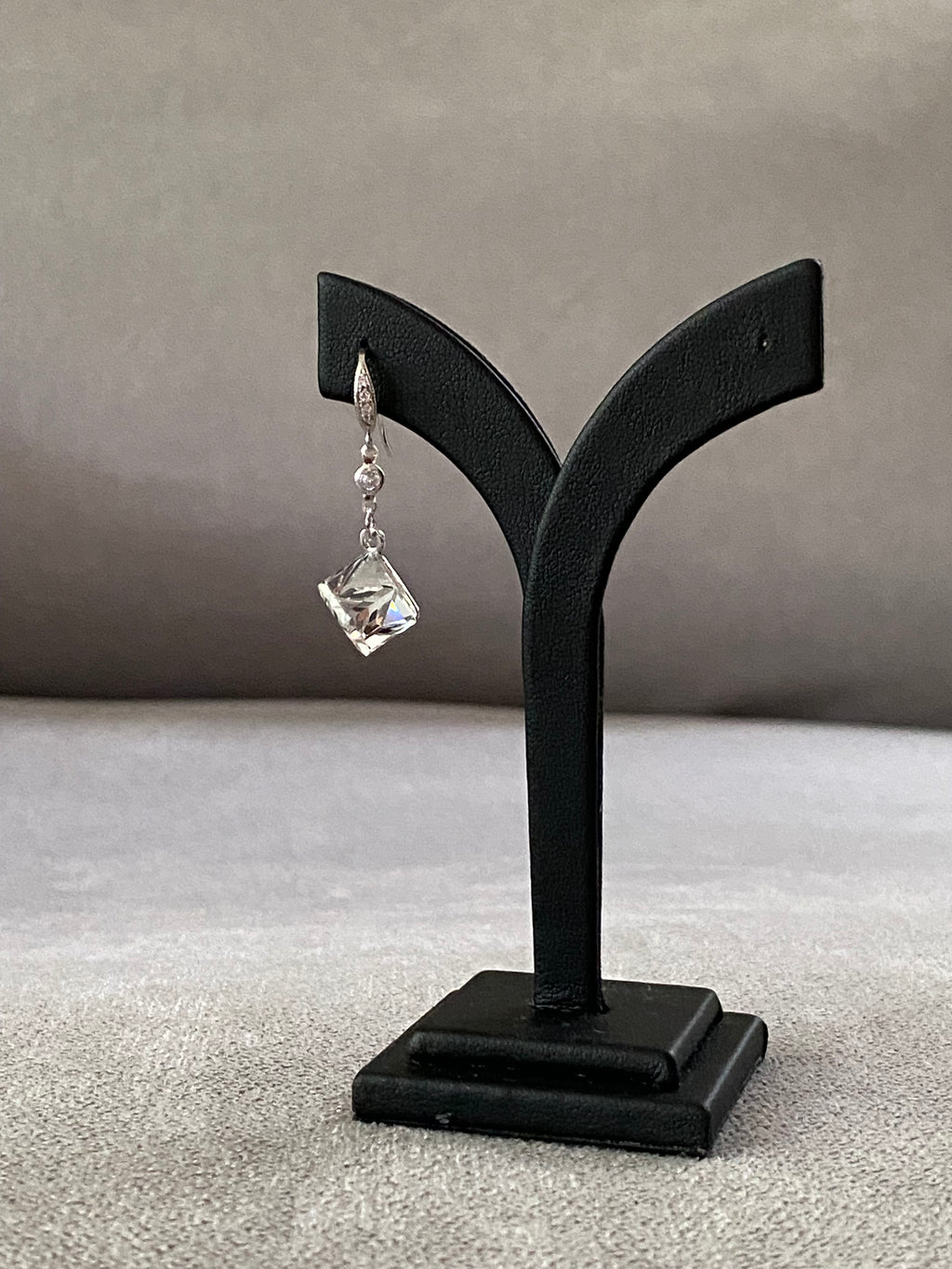 Swarovski Square-Drop Earrings (3 colors)