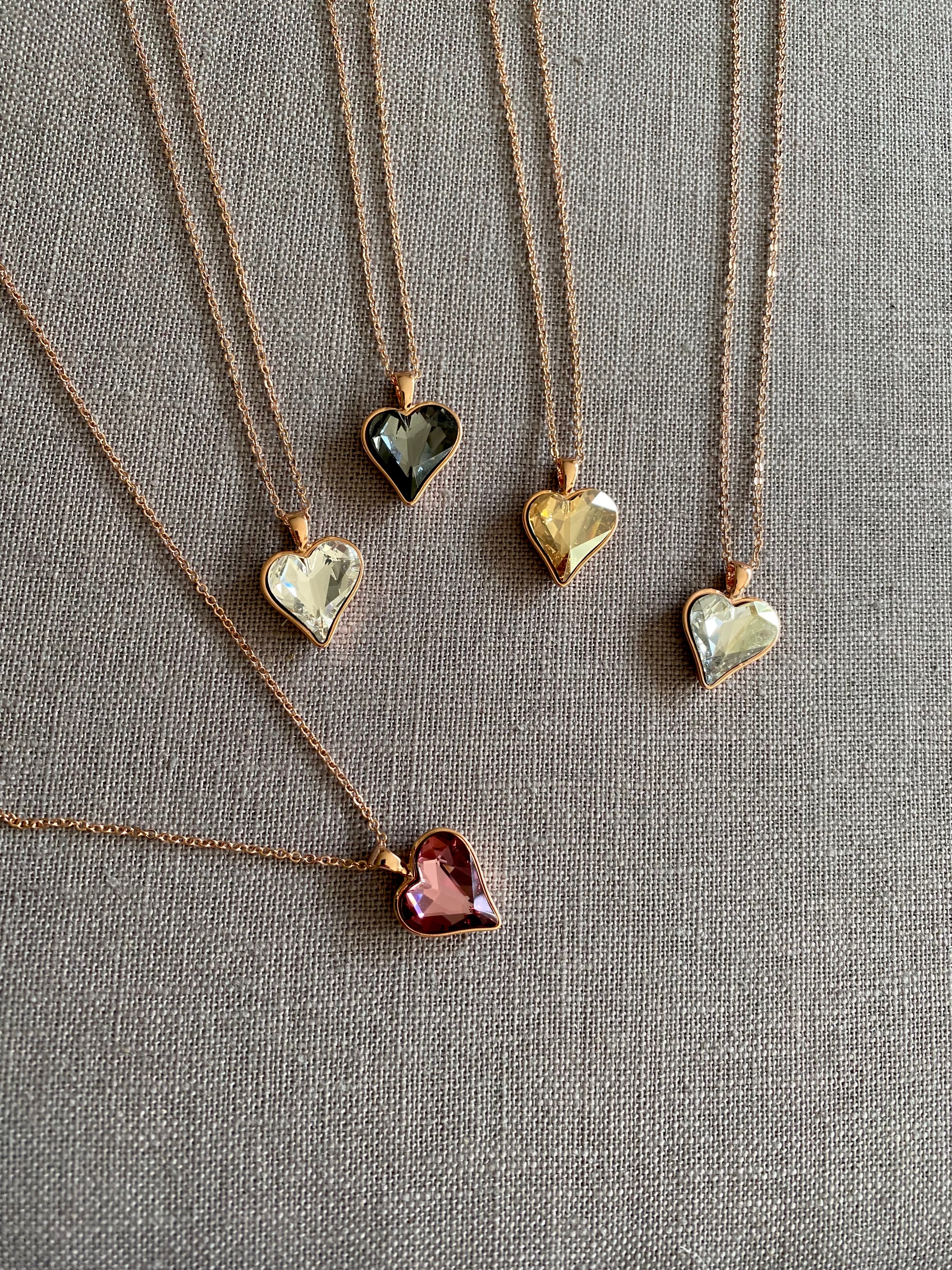 Swarovski Heart Pendant Necklace