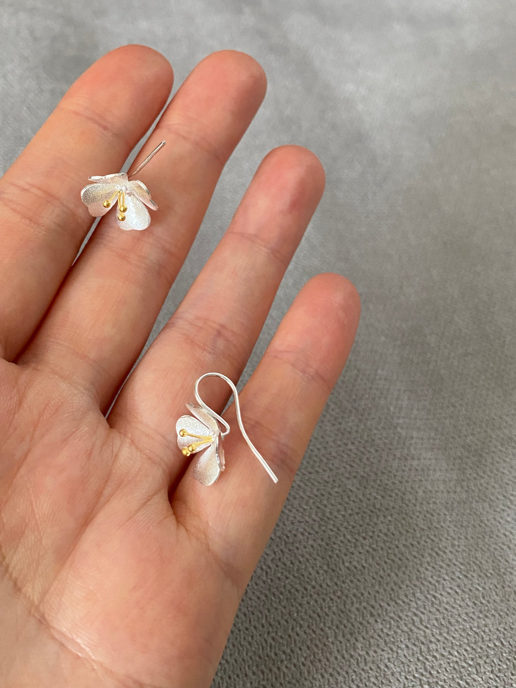 Flower Drop Earrings