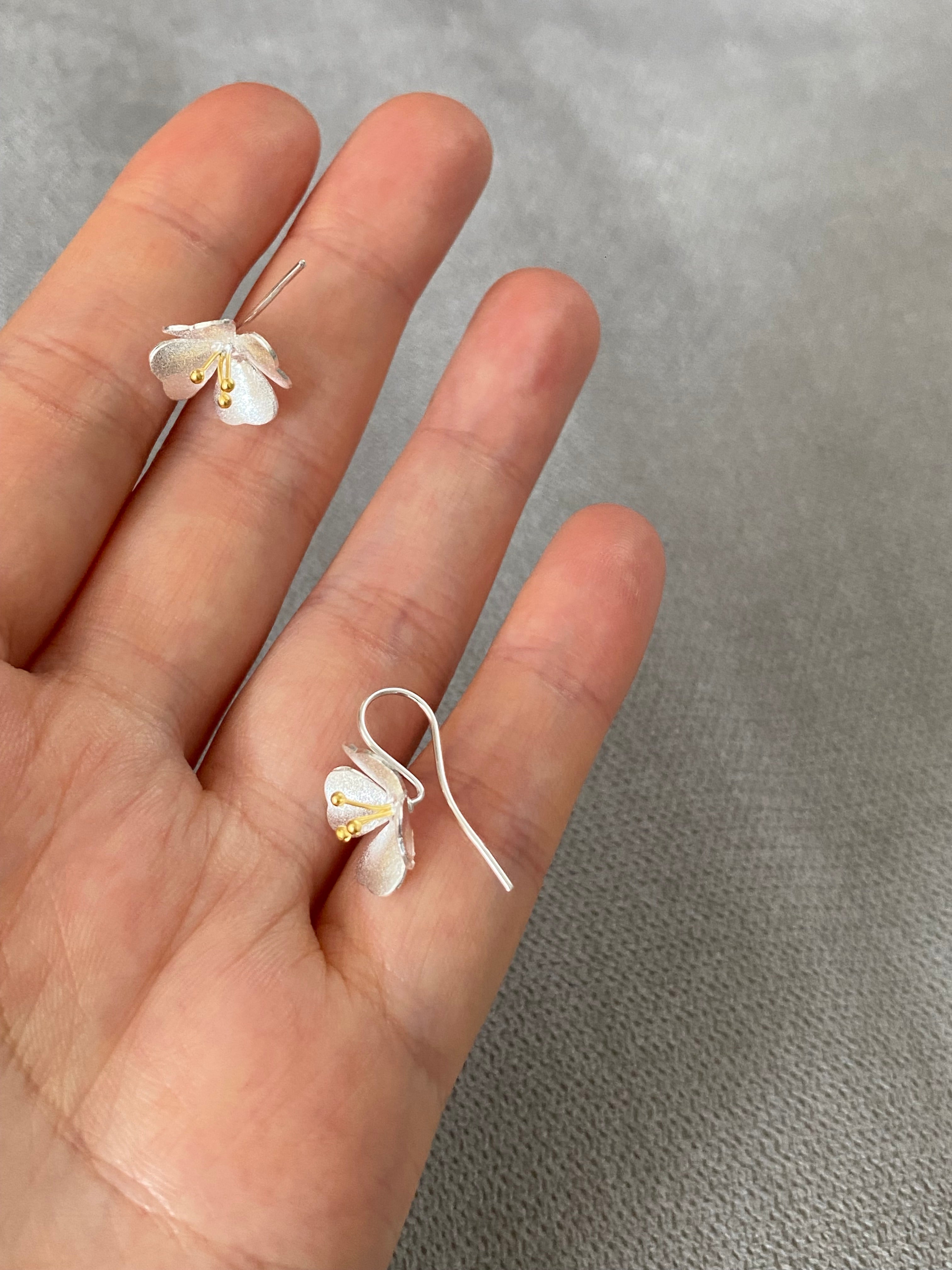 Flower Drop Earrings