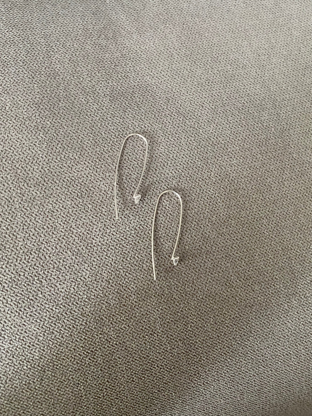 Long Drop CZ Earrings