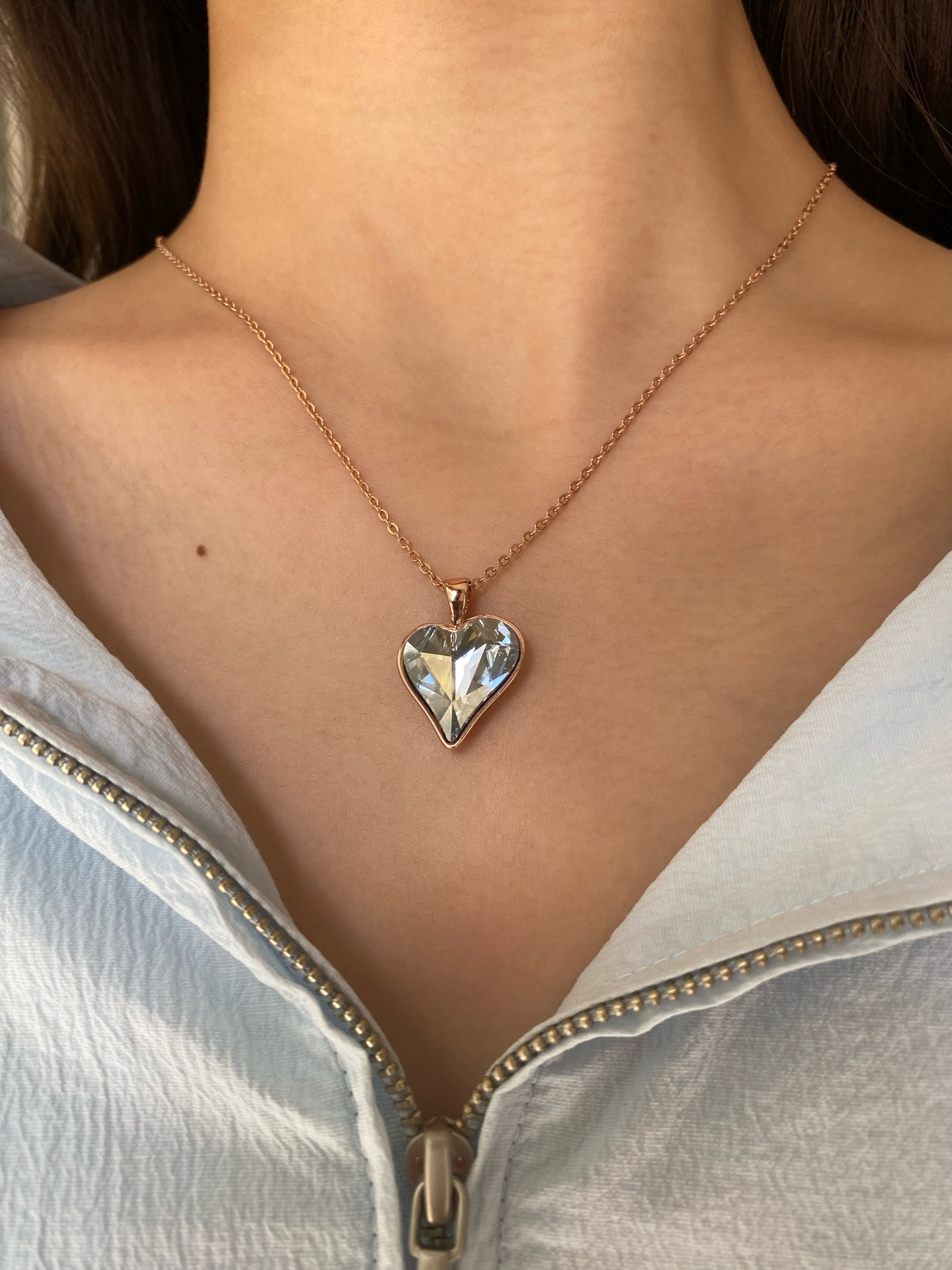 Swarovski Heart Pendant Necklace