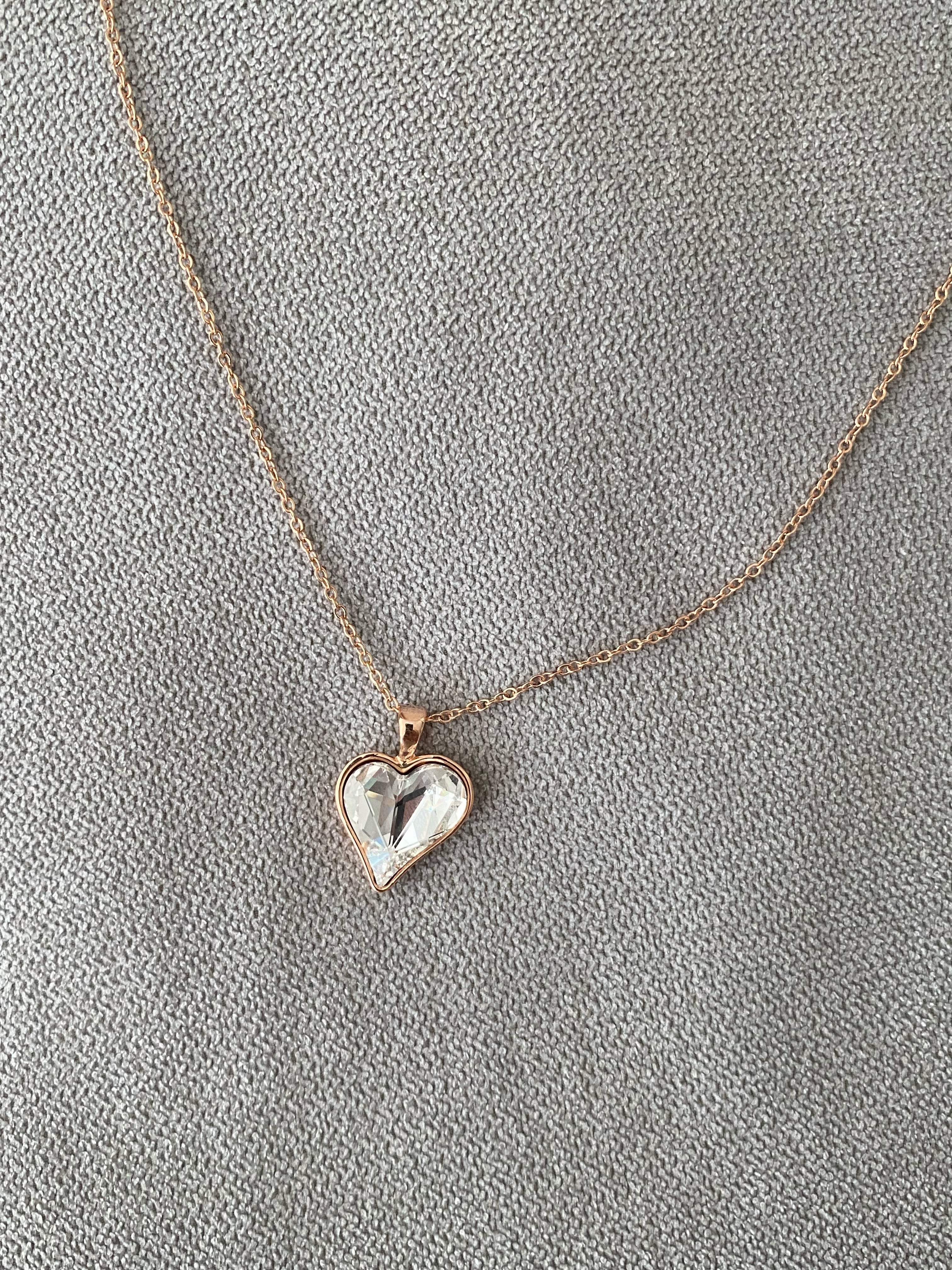 Swarovski Heart Pendant Necklace