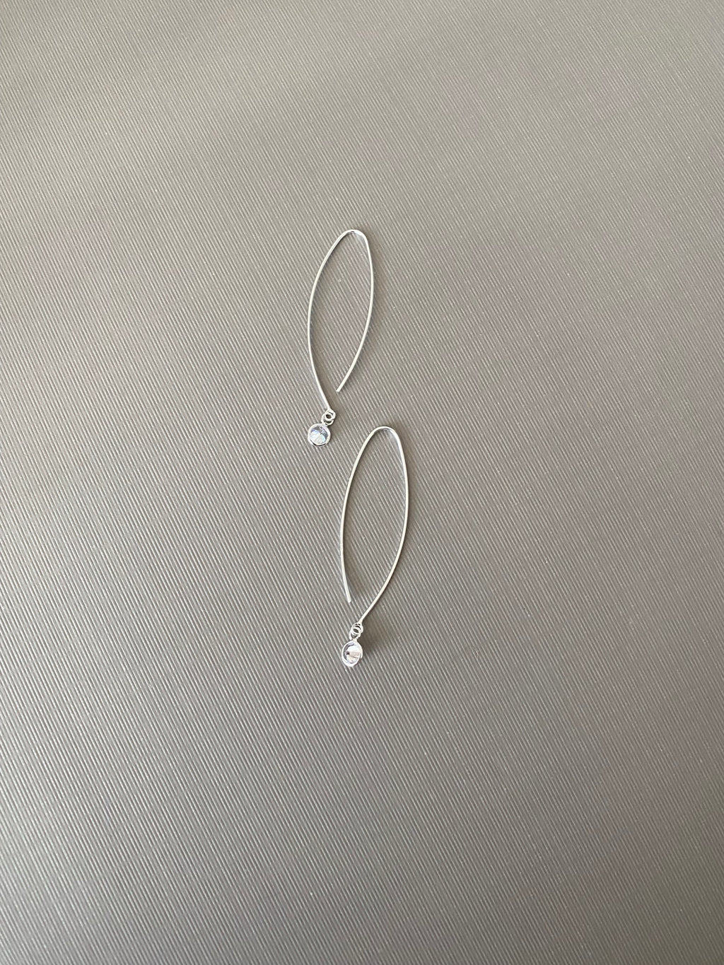 Cubic Zirconia Hook Earrings
