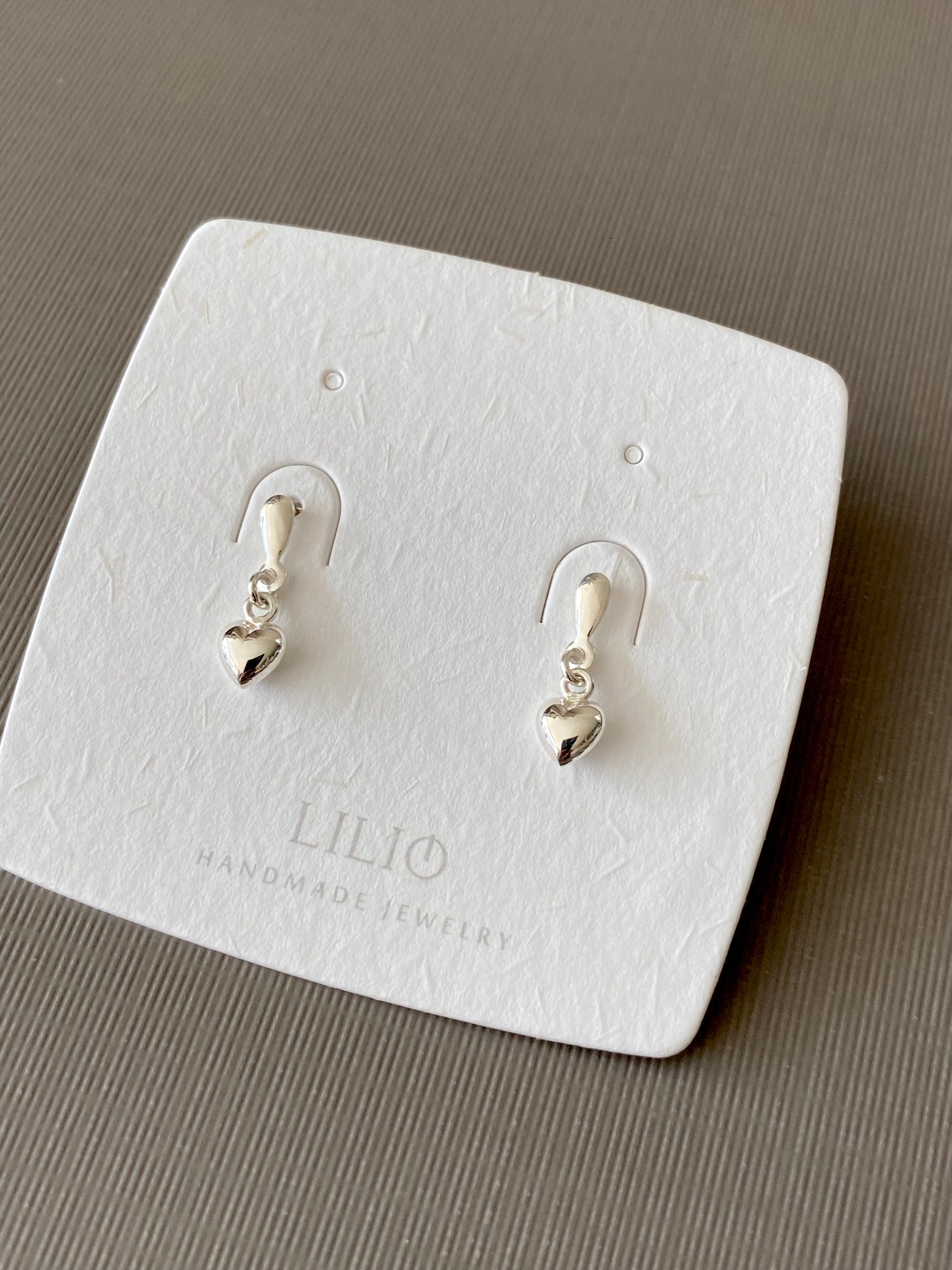 Small Heart Stud Earrings