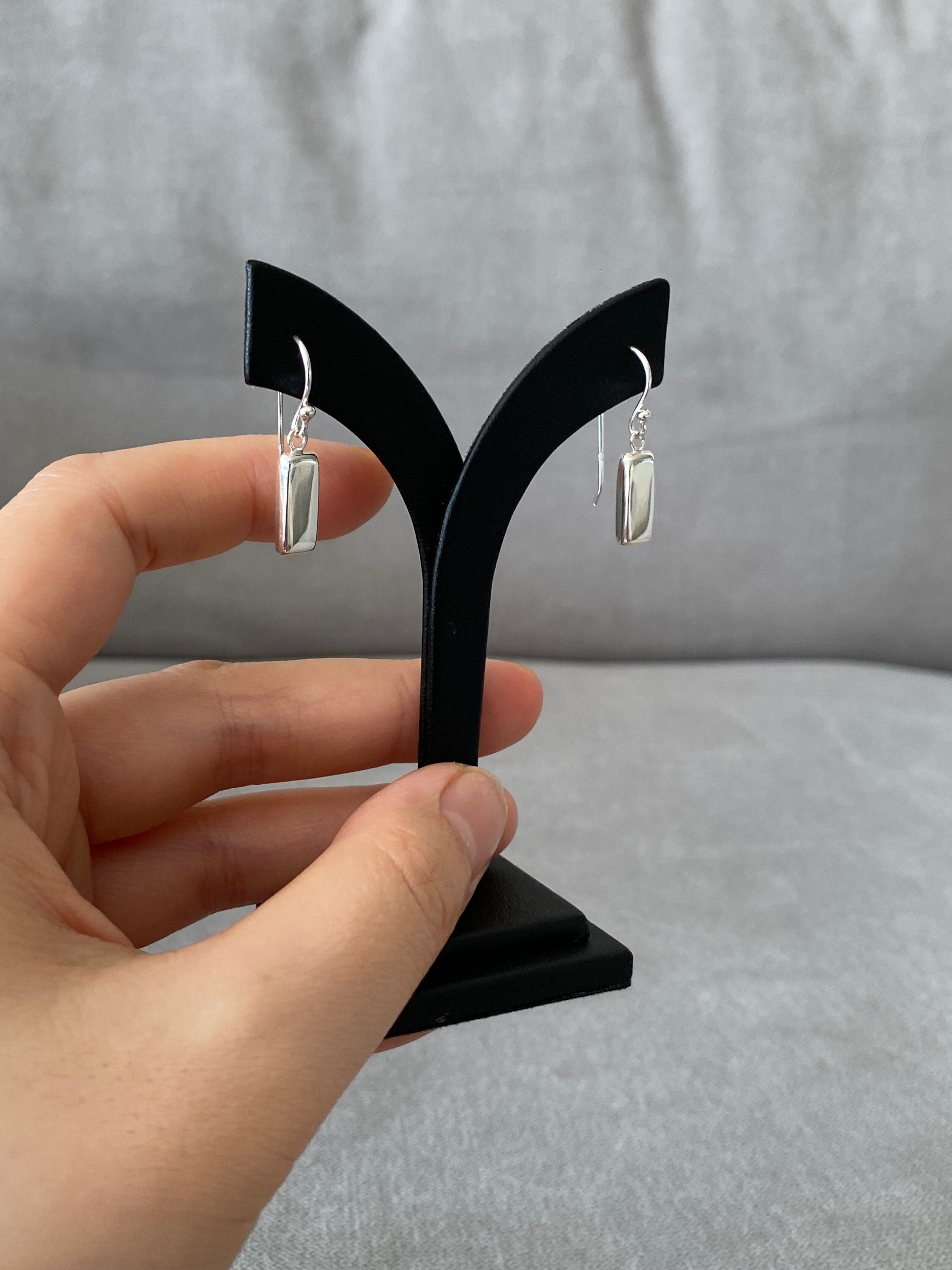 Rectangle Drop Earrings