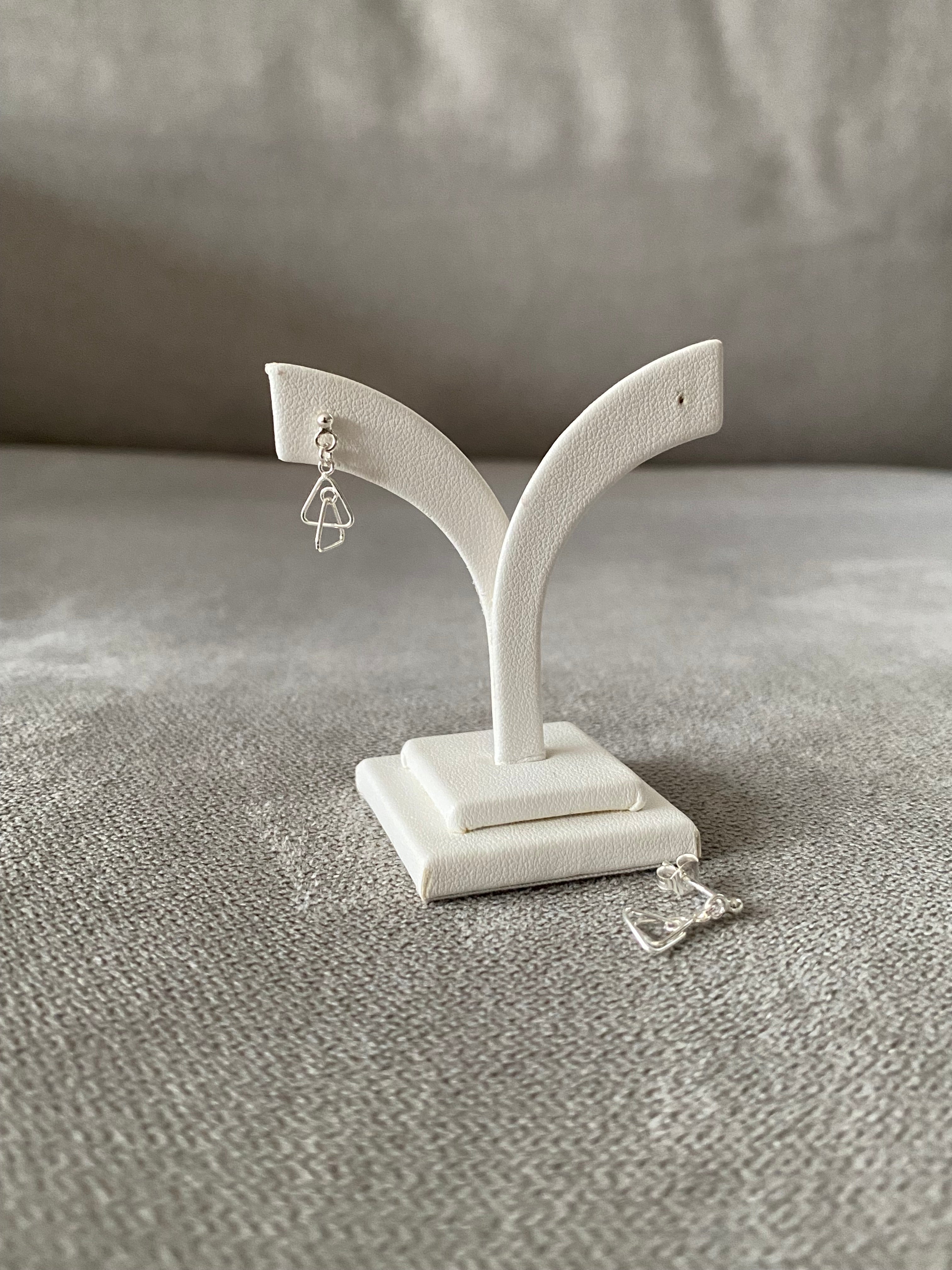 Interlocked Triangle Earrings