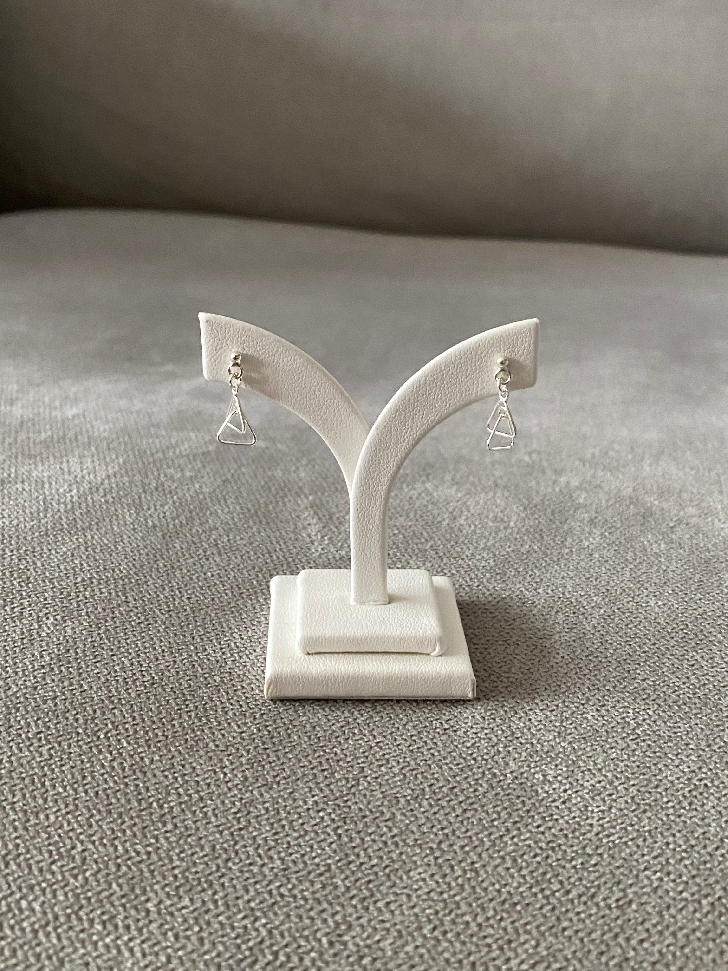 Interlocked Triangle Earrings