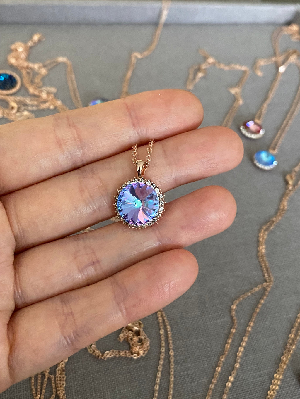 Swarovski Classic Round Pendant Necklace