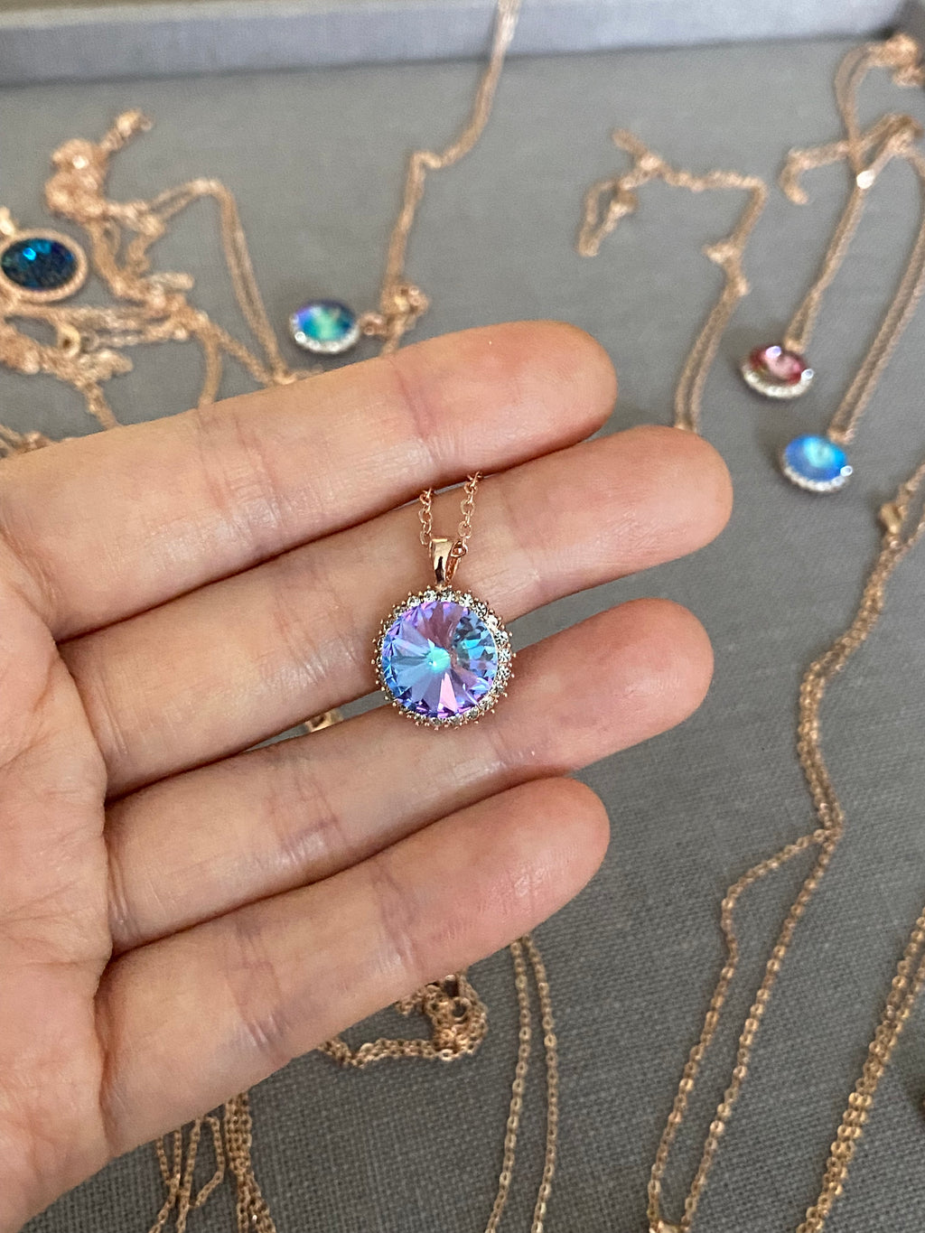 Swarovski Classic Round Pendant Necklace Lilio Jewelry swarovski-classic-round-pendant-necklace-lilio-jewelry