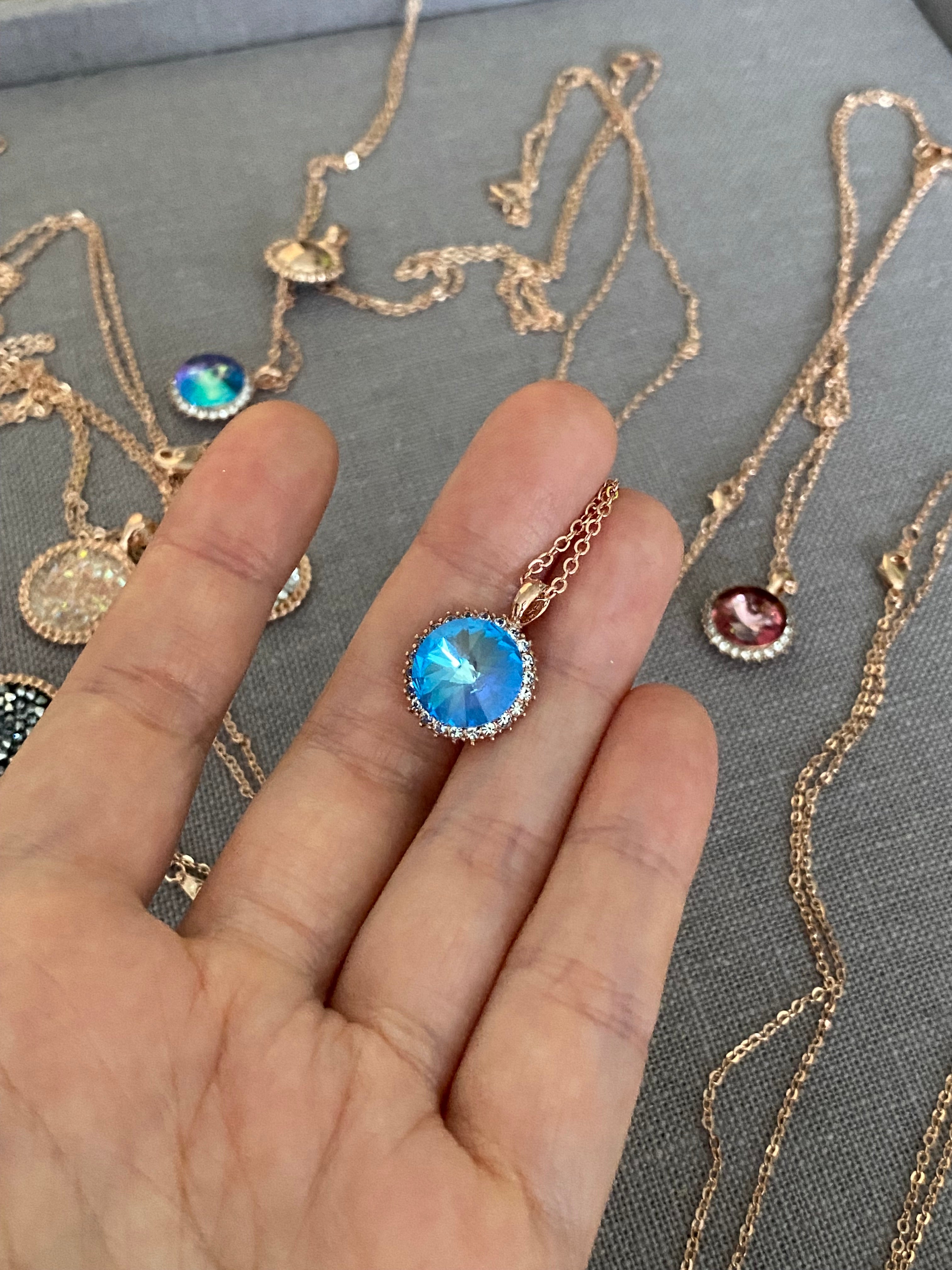 Swarovski Classic Round Pendant Necklace