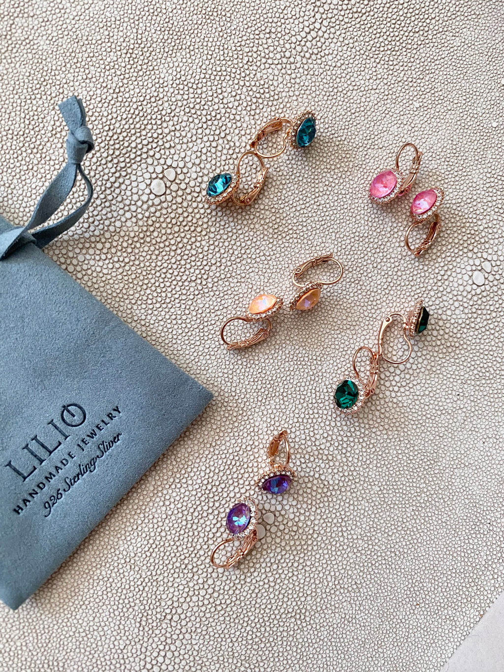 Swarovski Round Halo Earrings