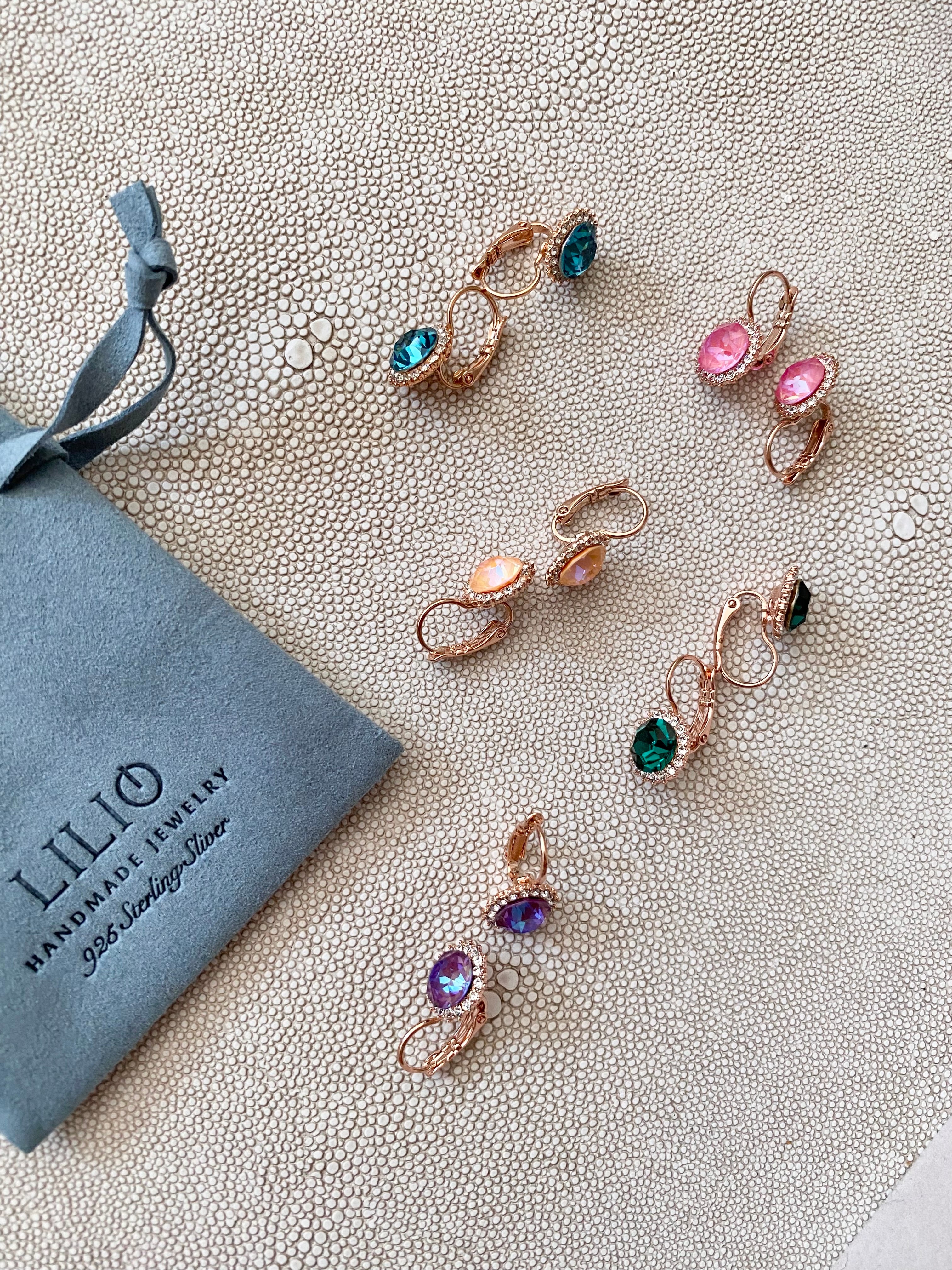 Swarovski Round Halo Earrings