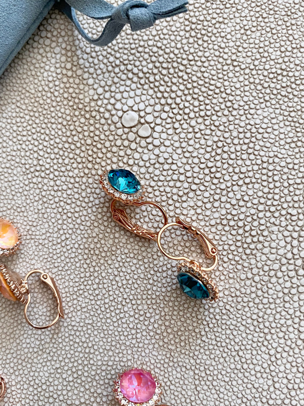 Swarovski Round Halo Earrings