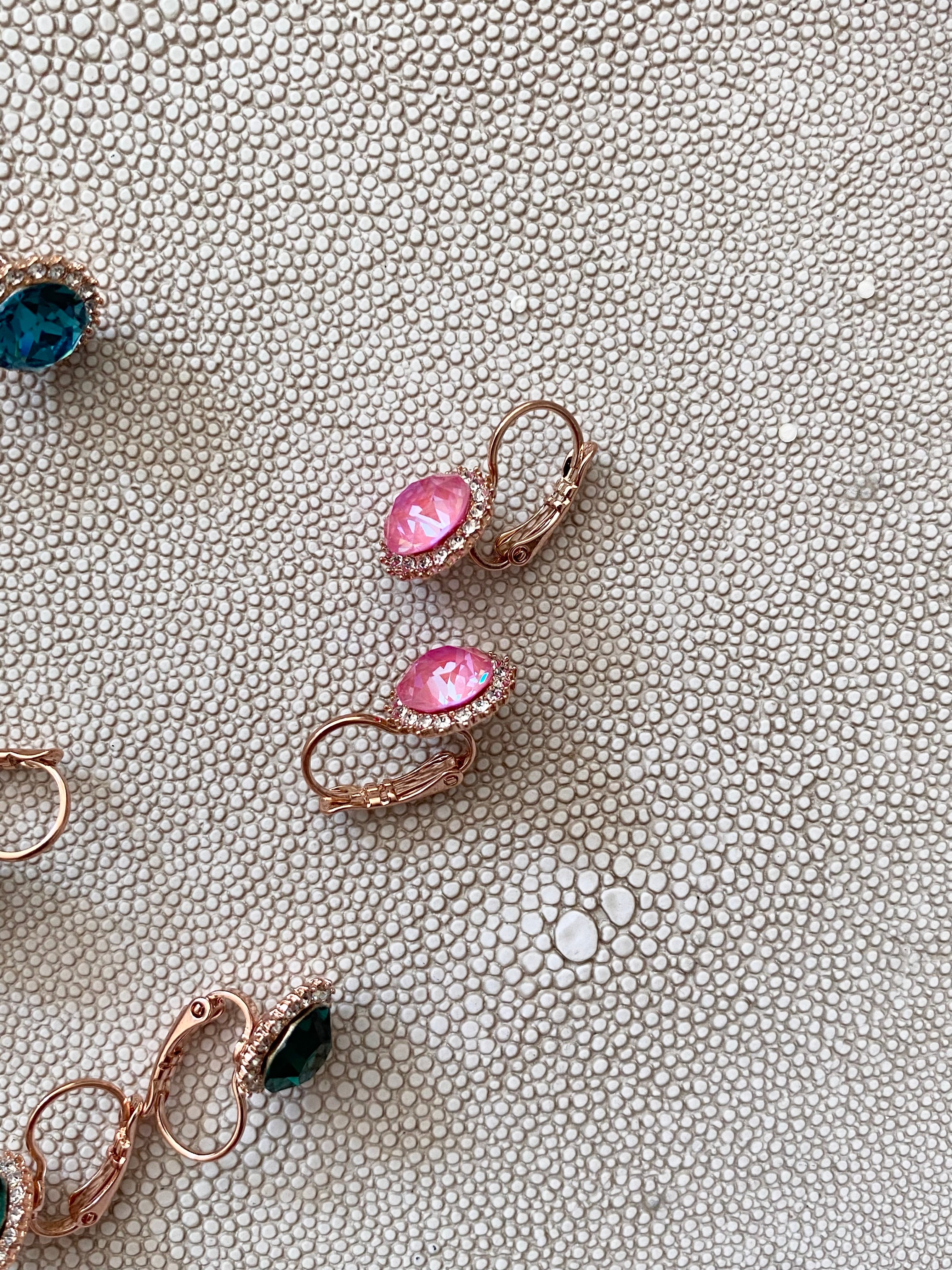 Swarovski Round Halo Earrings