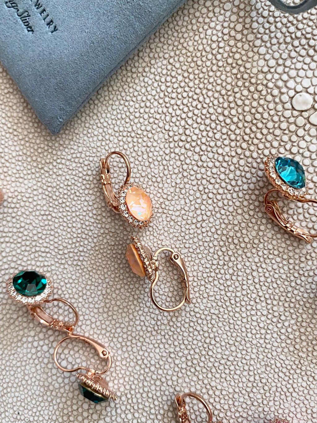 Swarovski Round Halo Earrings