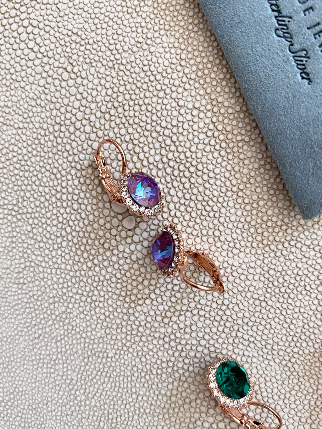 Swarovski Round Halo Earrings