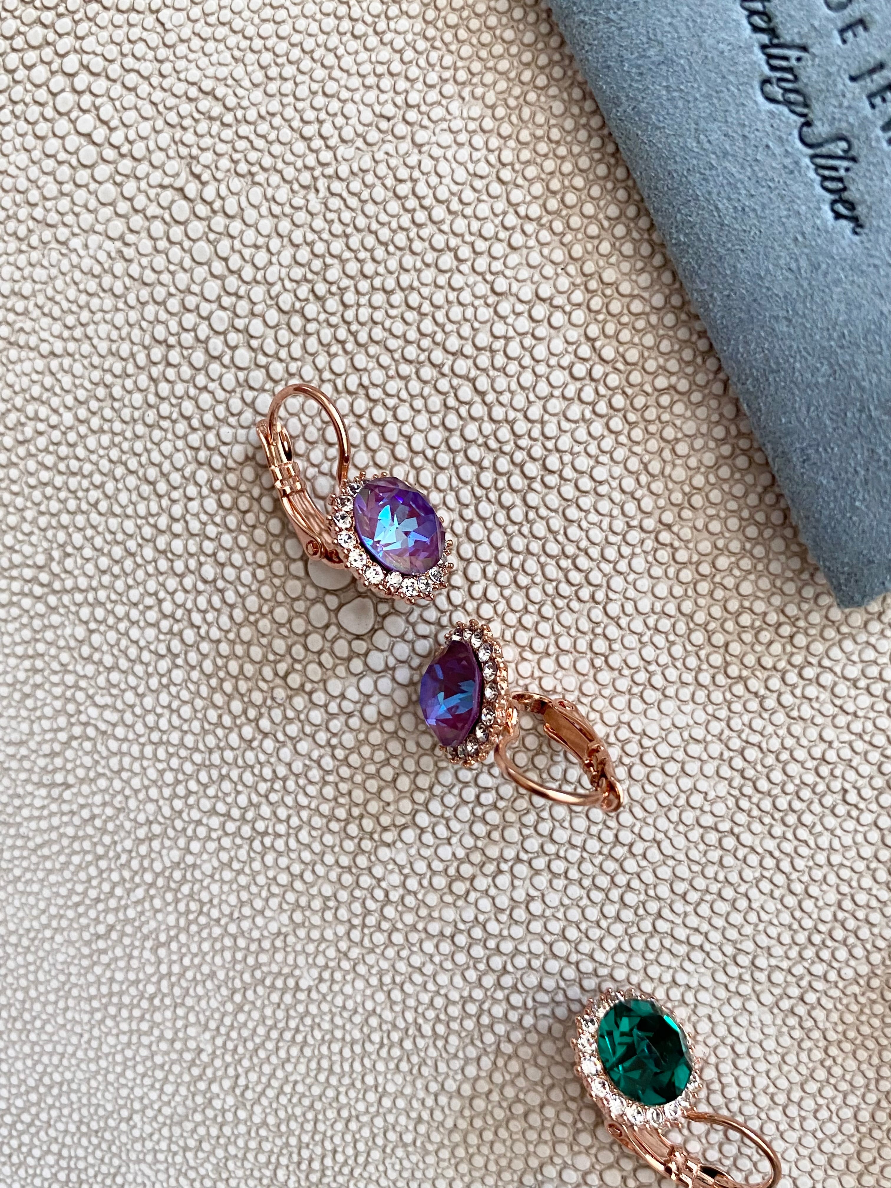 Swarovski Round Halo Earrings