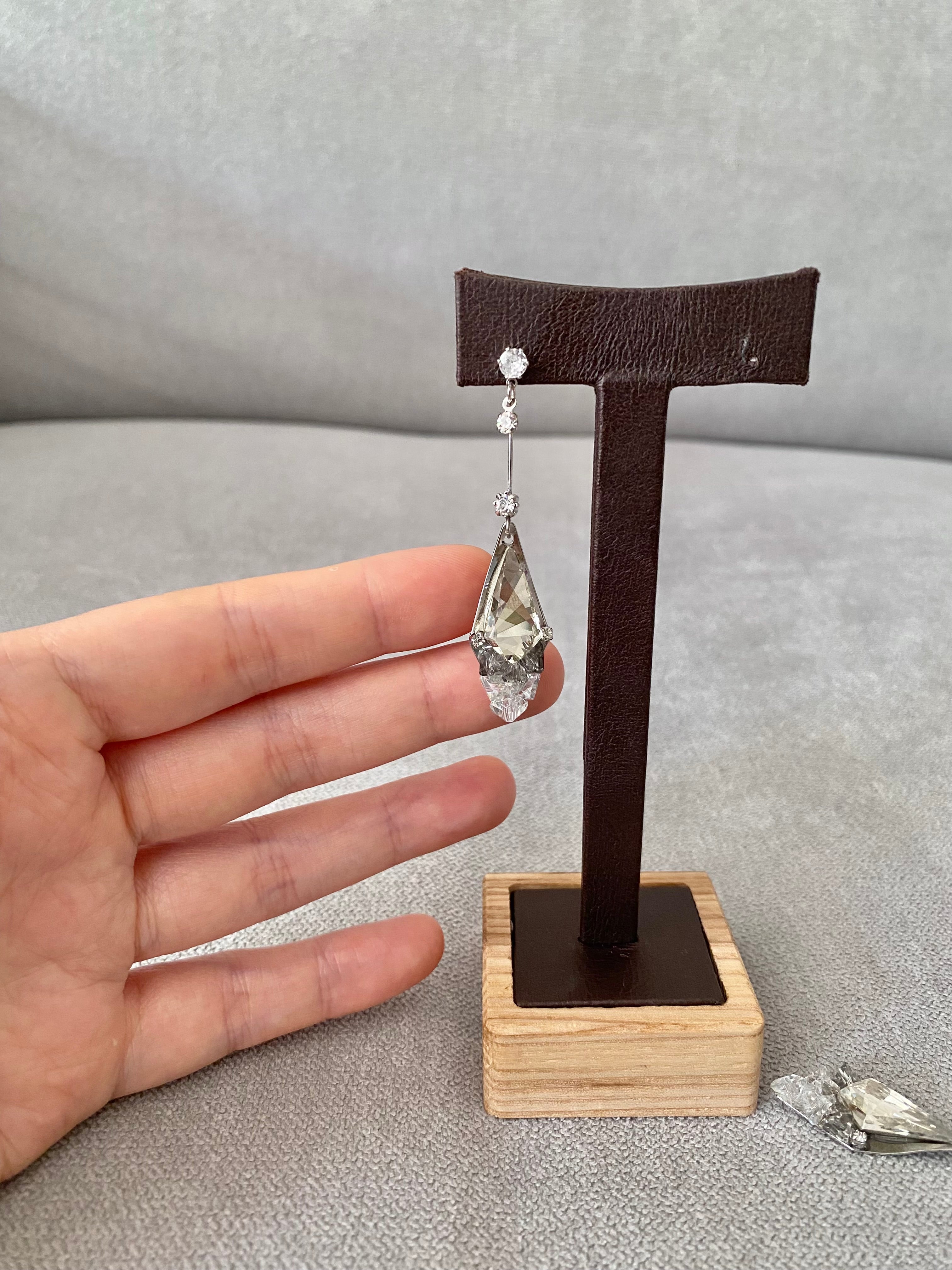 Swarovski Prism Drop Earrings