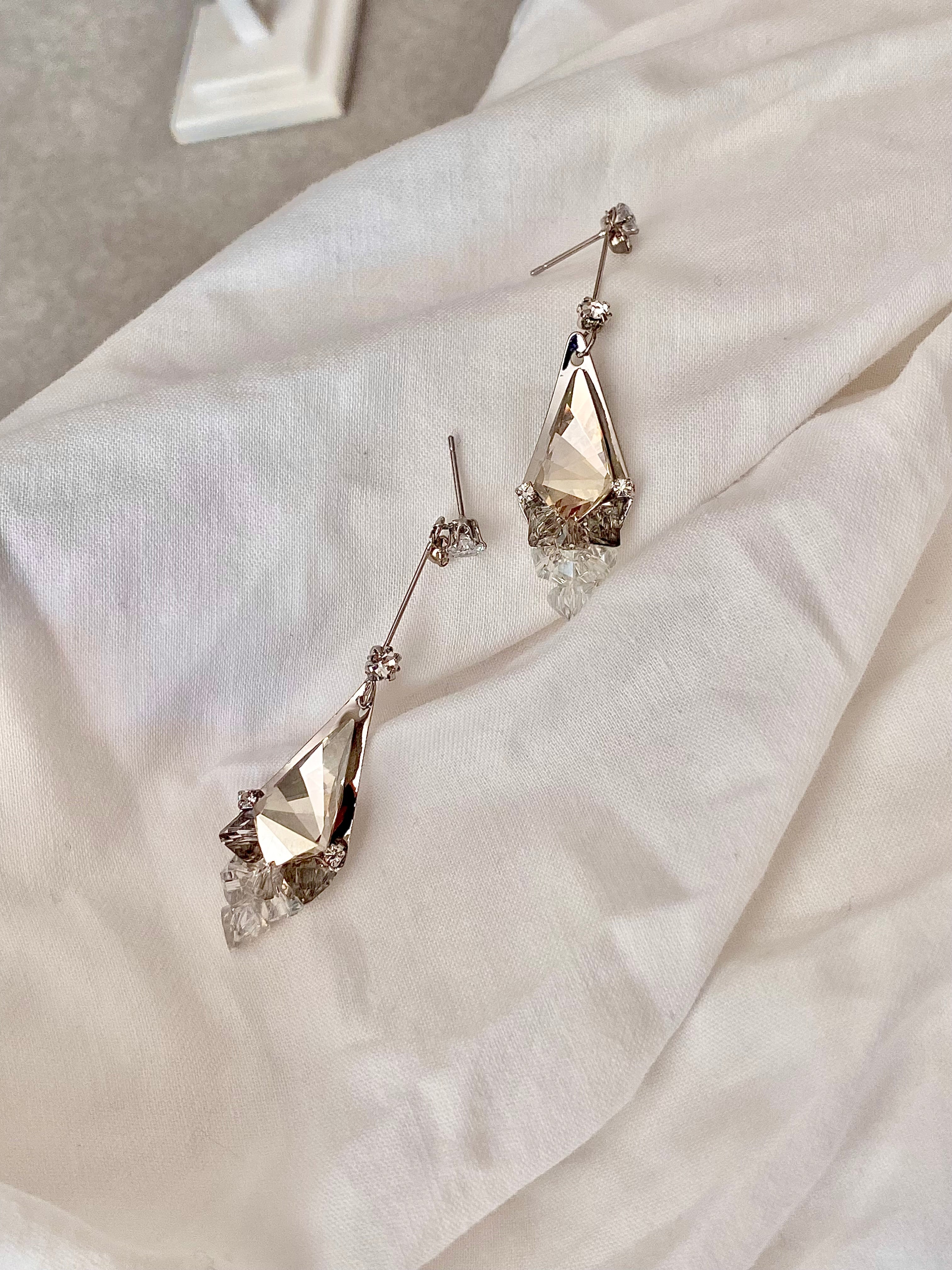 Swarovski Prism Drop Earrings