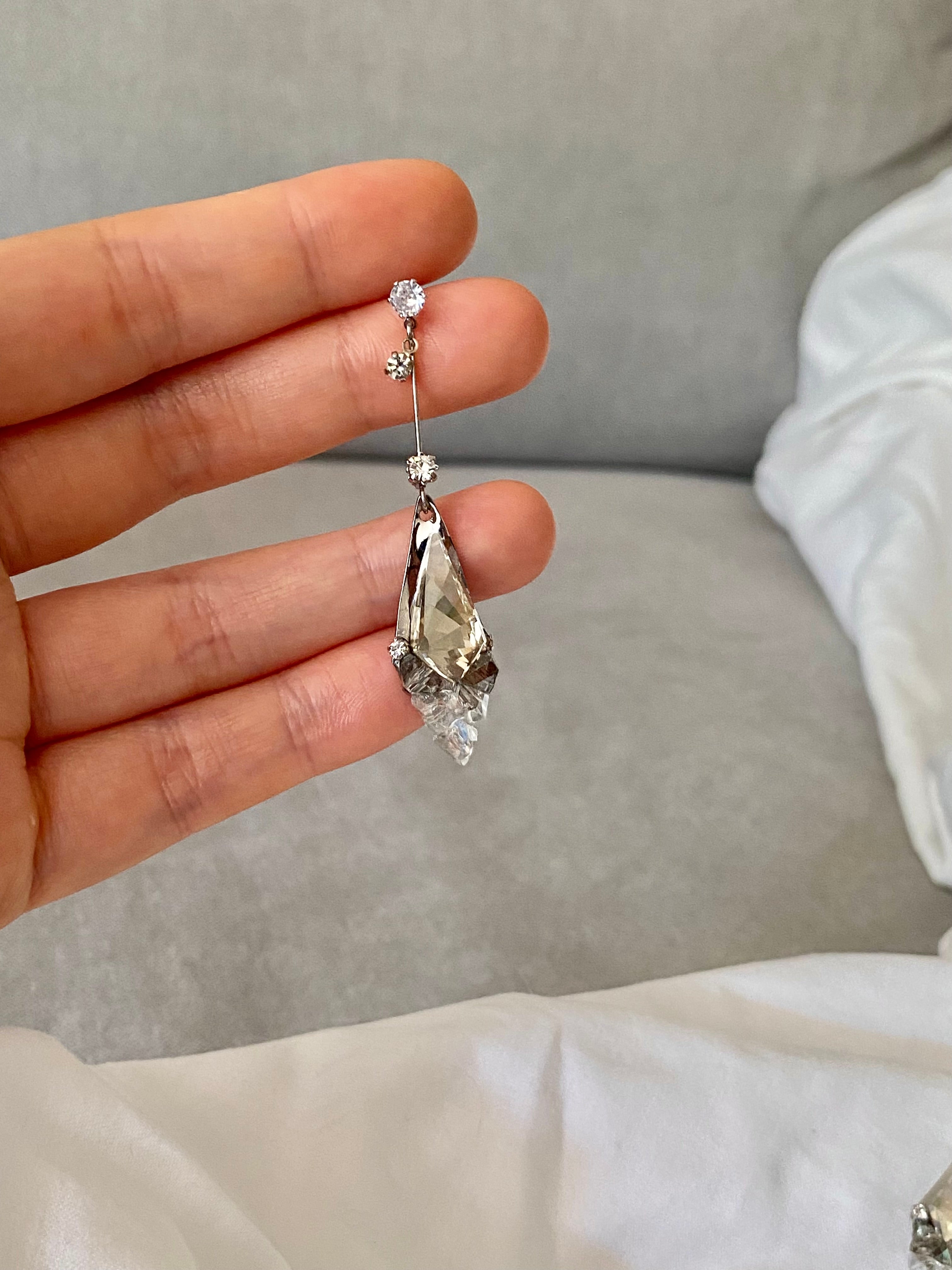 Swarovski Prism Drop Earrings