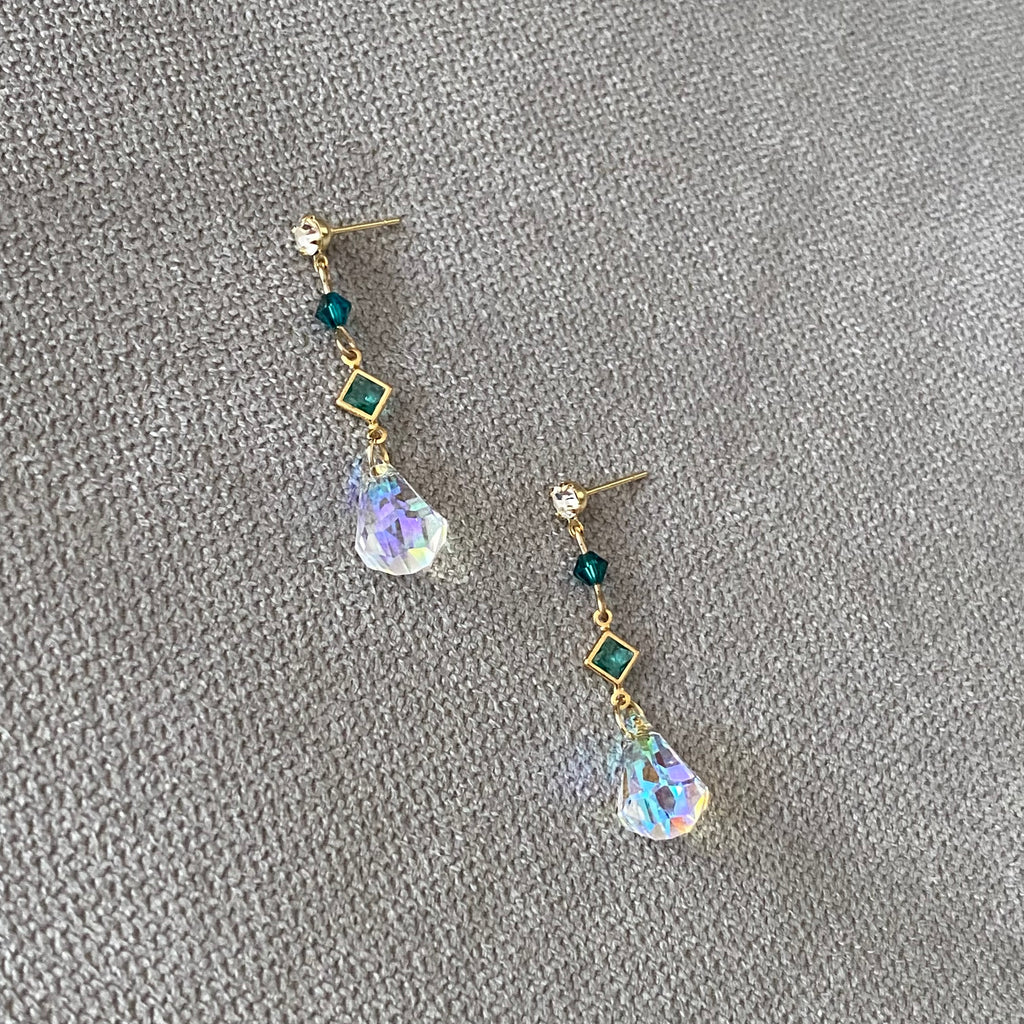 Swarovski Teardrop Geometry Earrings