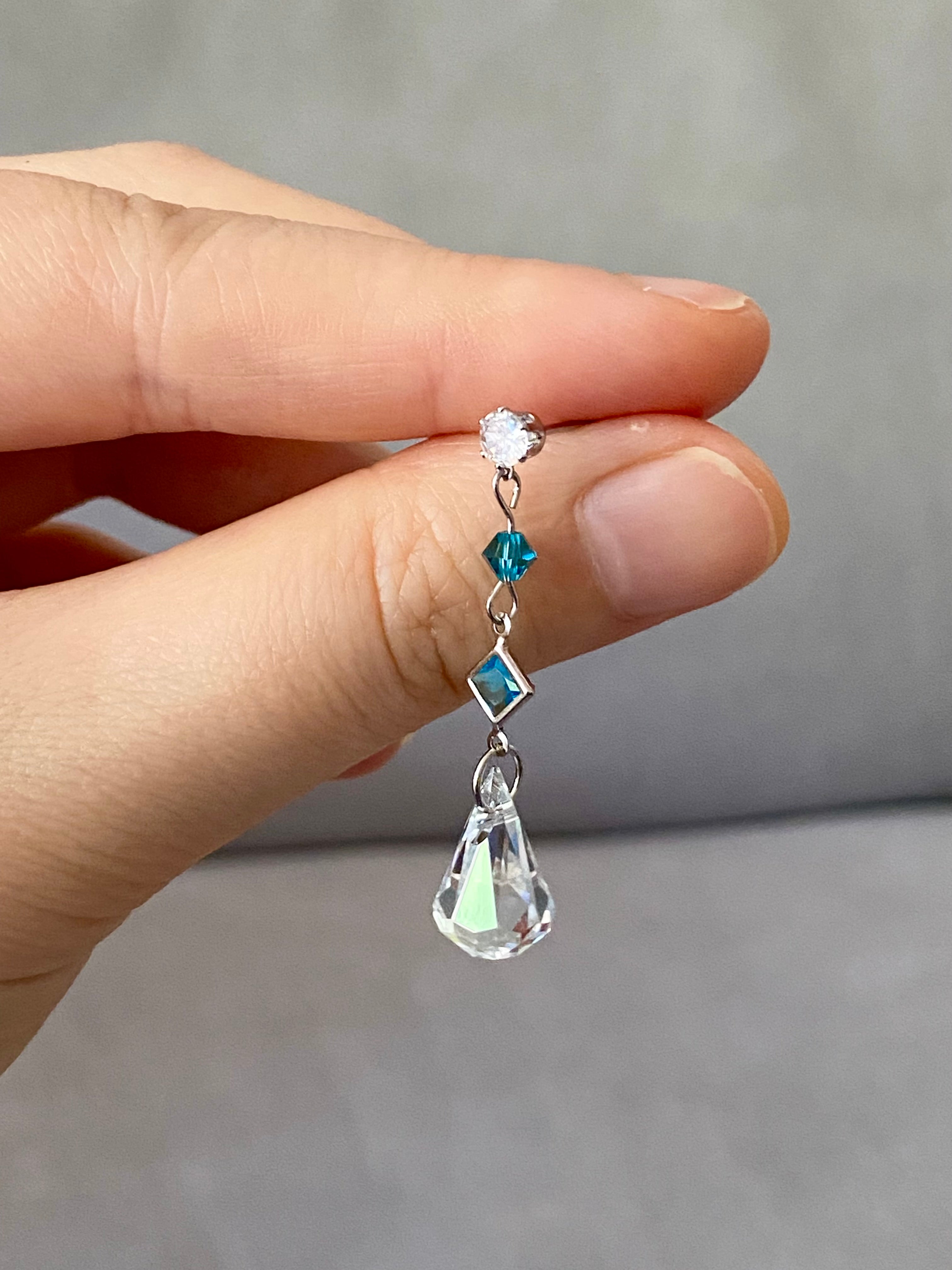 Swarovski Teardrop Geometry Earrings