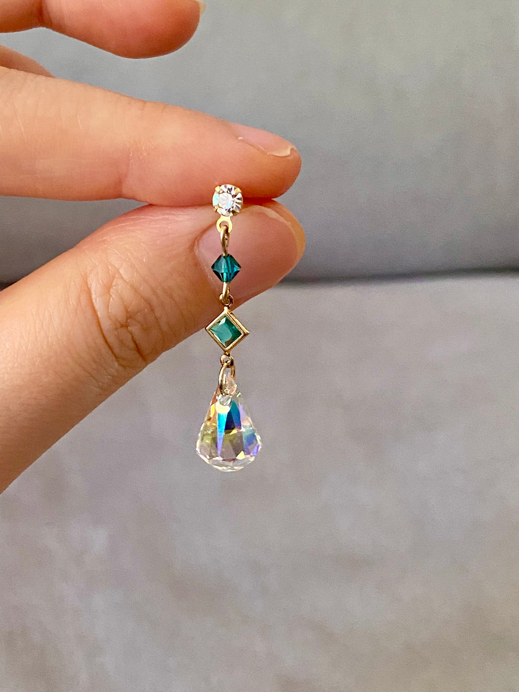 Swarovski Teardrop Geometry Earrings