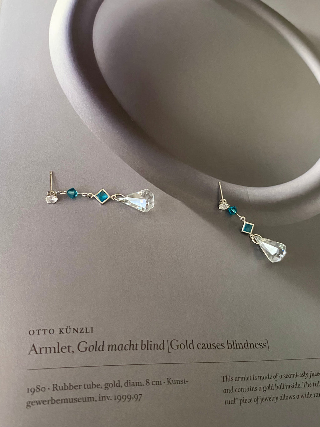 Swarovski Teardrop Geometry Earrings