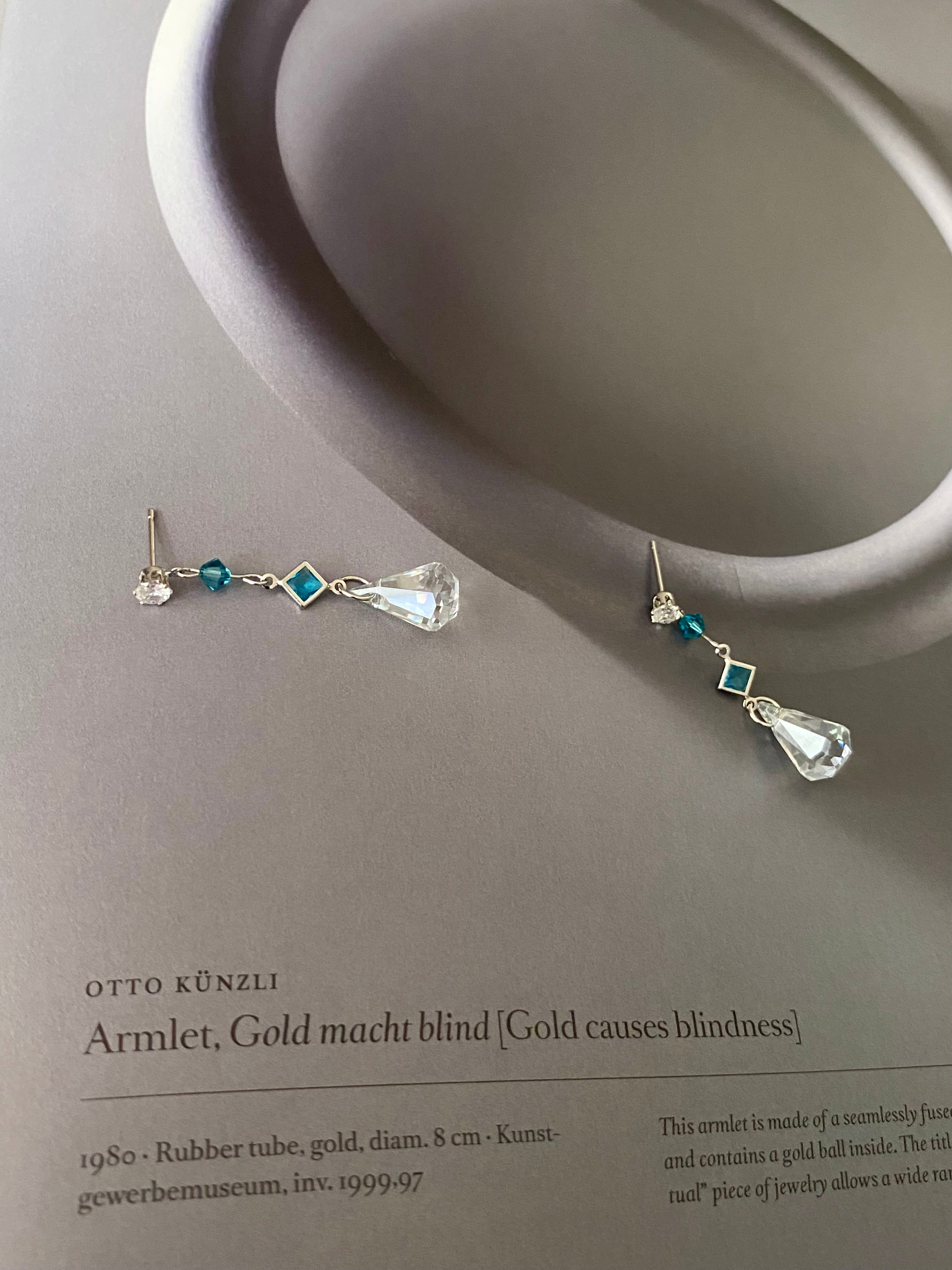 Swarovski Teardrop Geometry Earrings