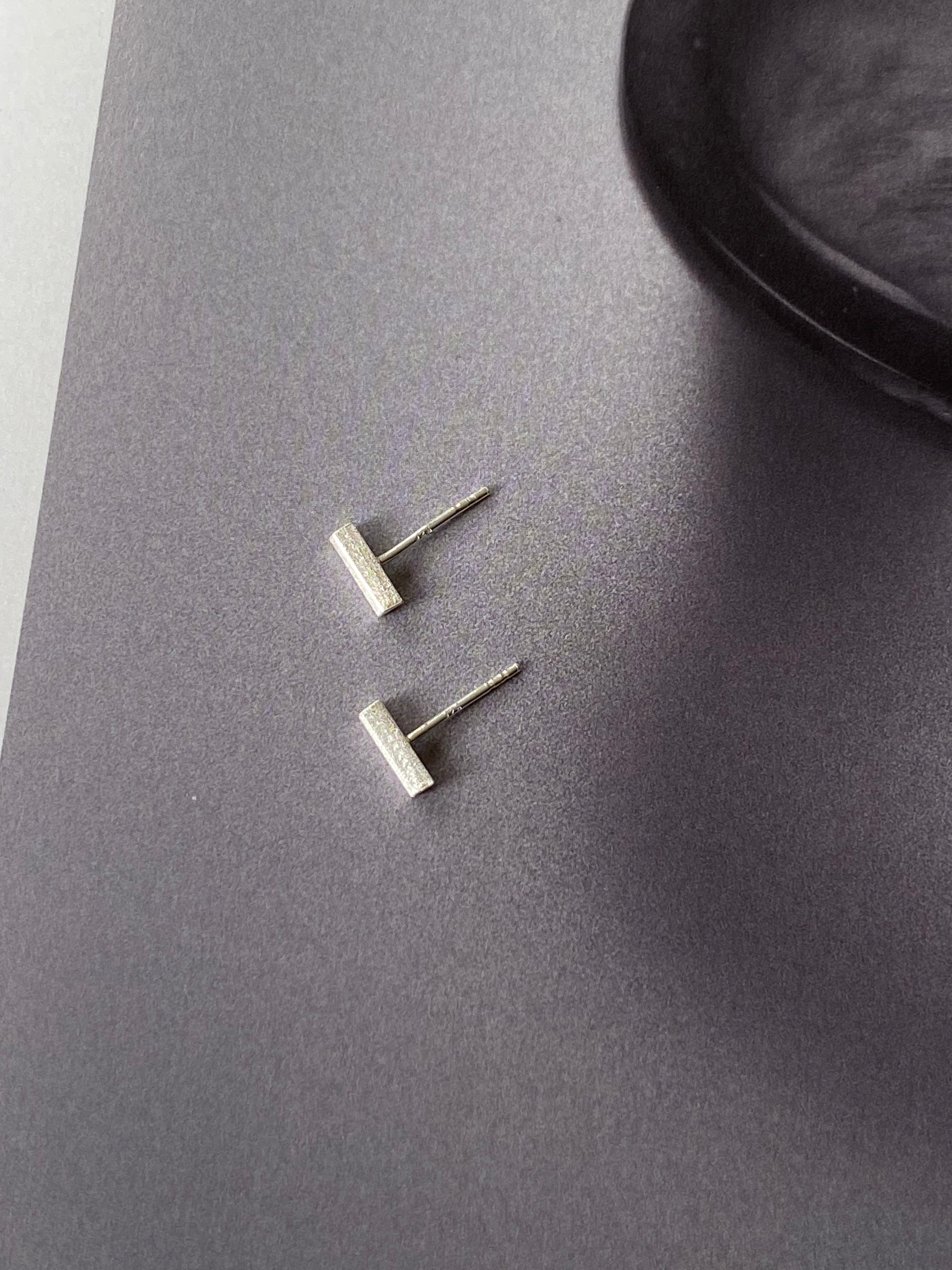 Bar Stud Earrings
