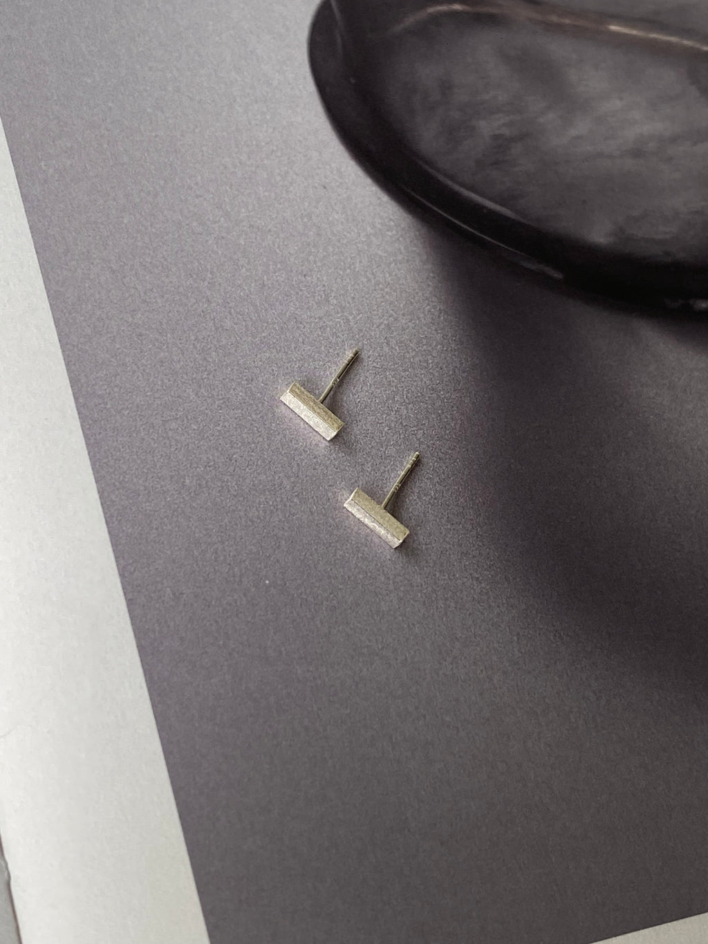 Bar Stud Earrings