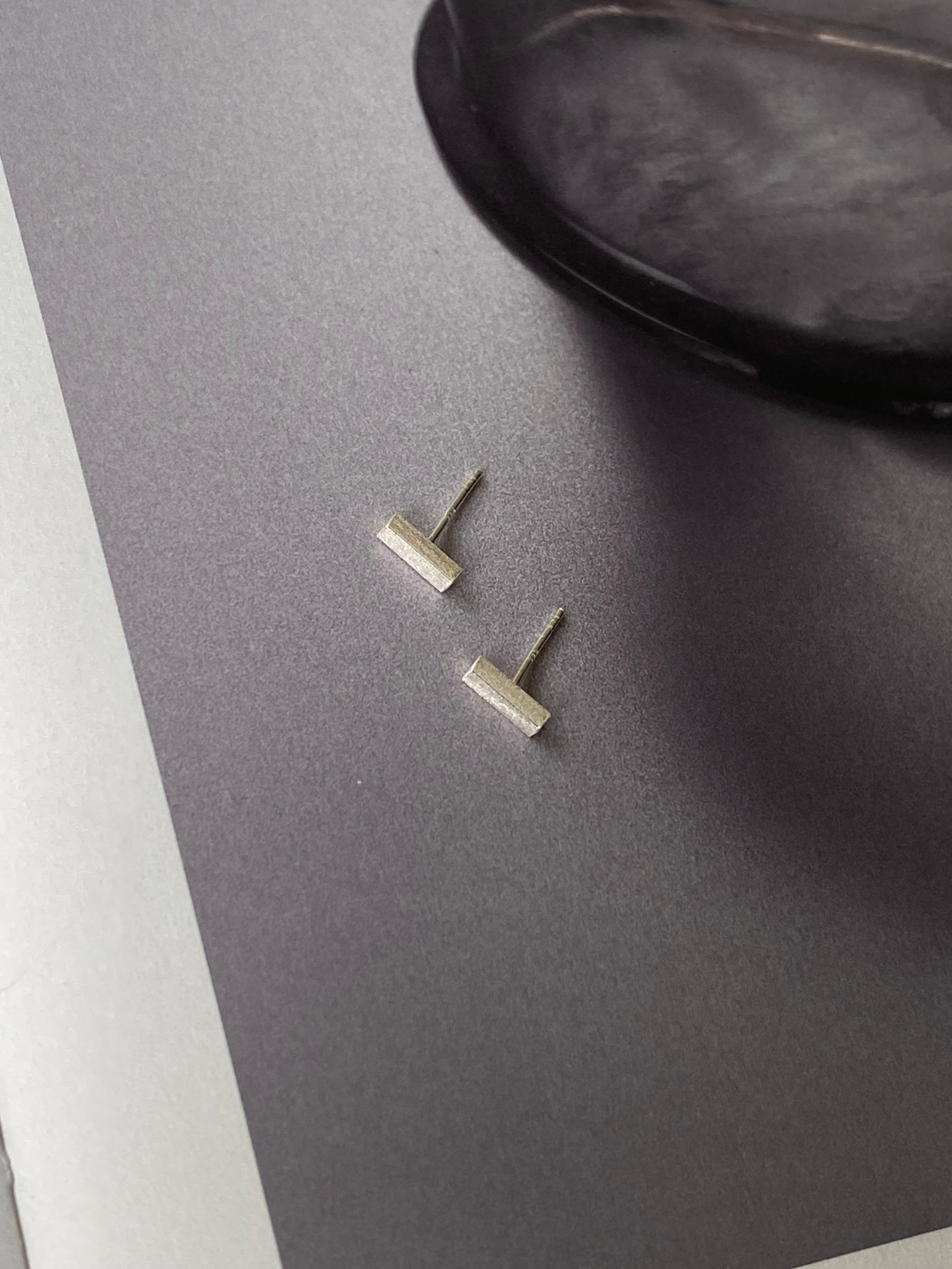 Bar Stud Earrings