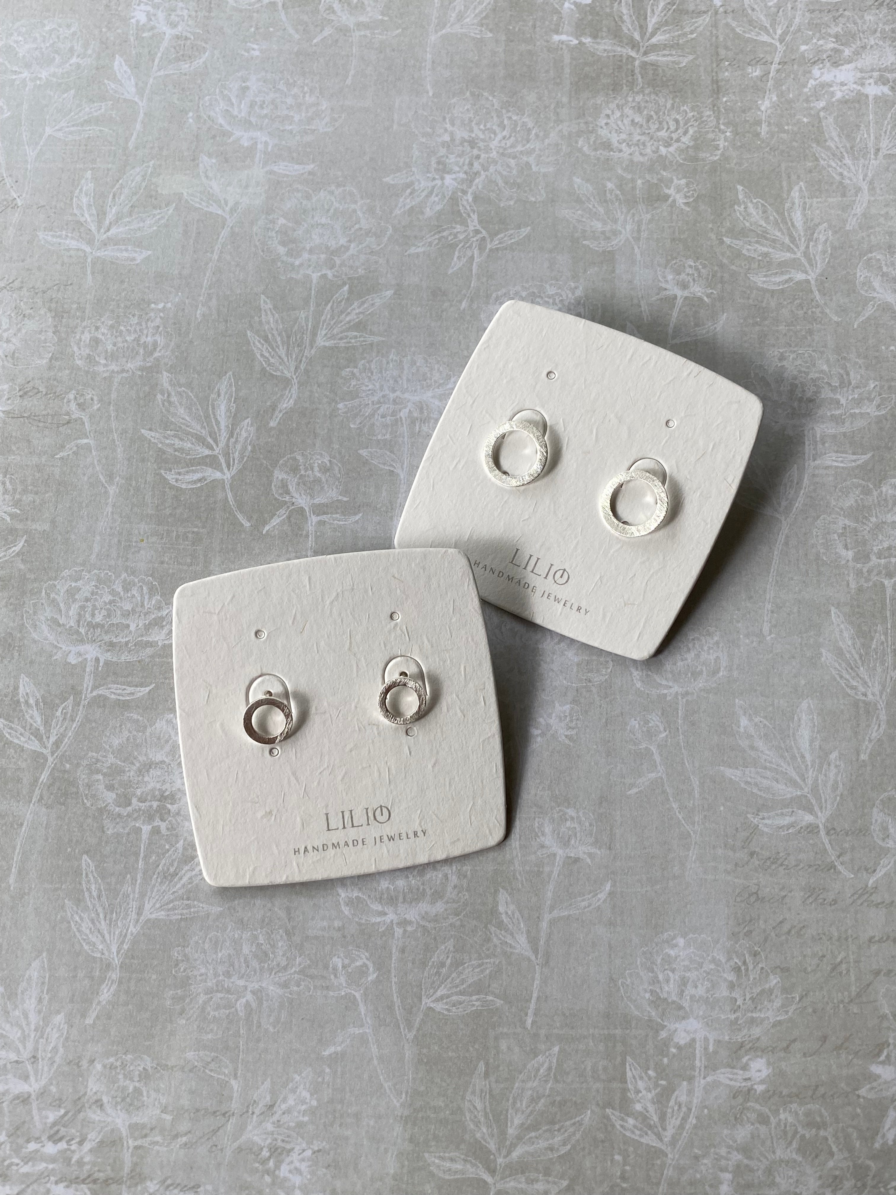 Circular Stud Earrings (2 sizes)