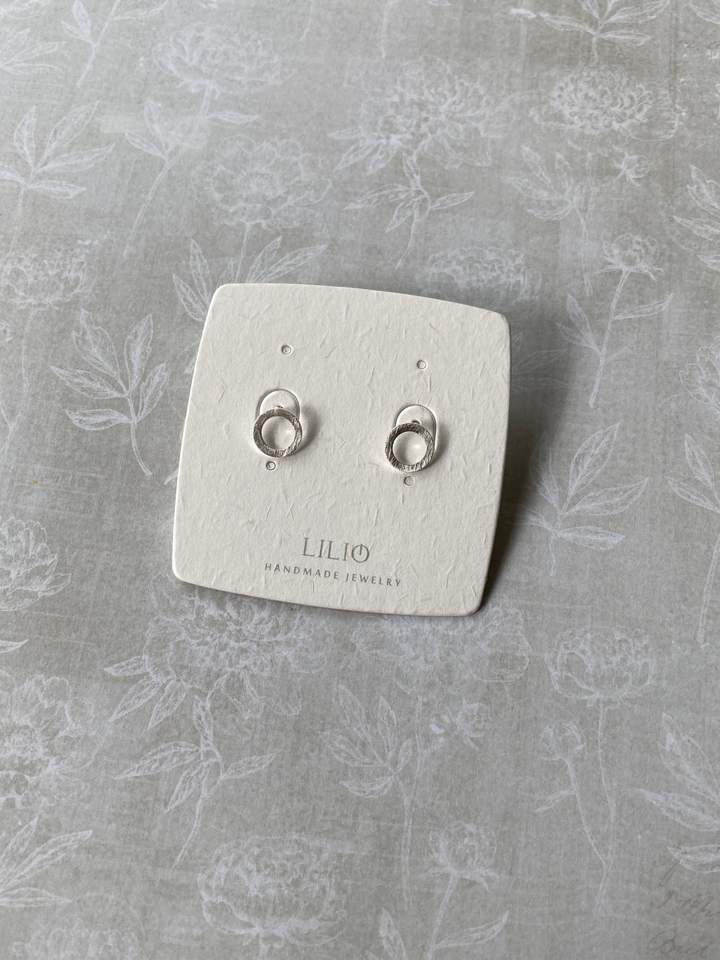 Circular Stud Earrings (2 sizes)