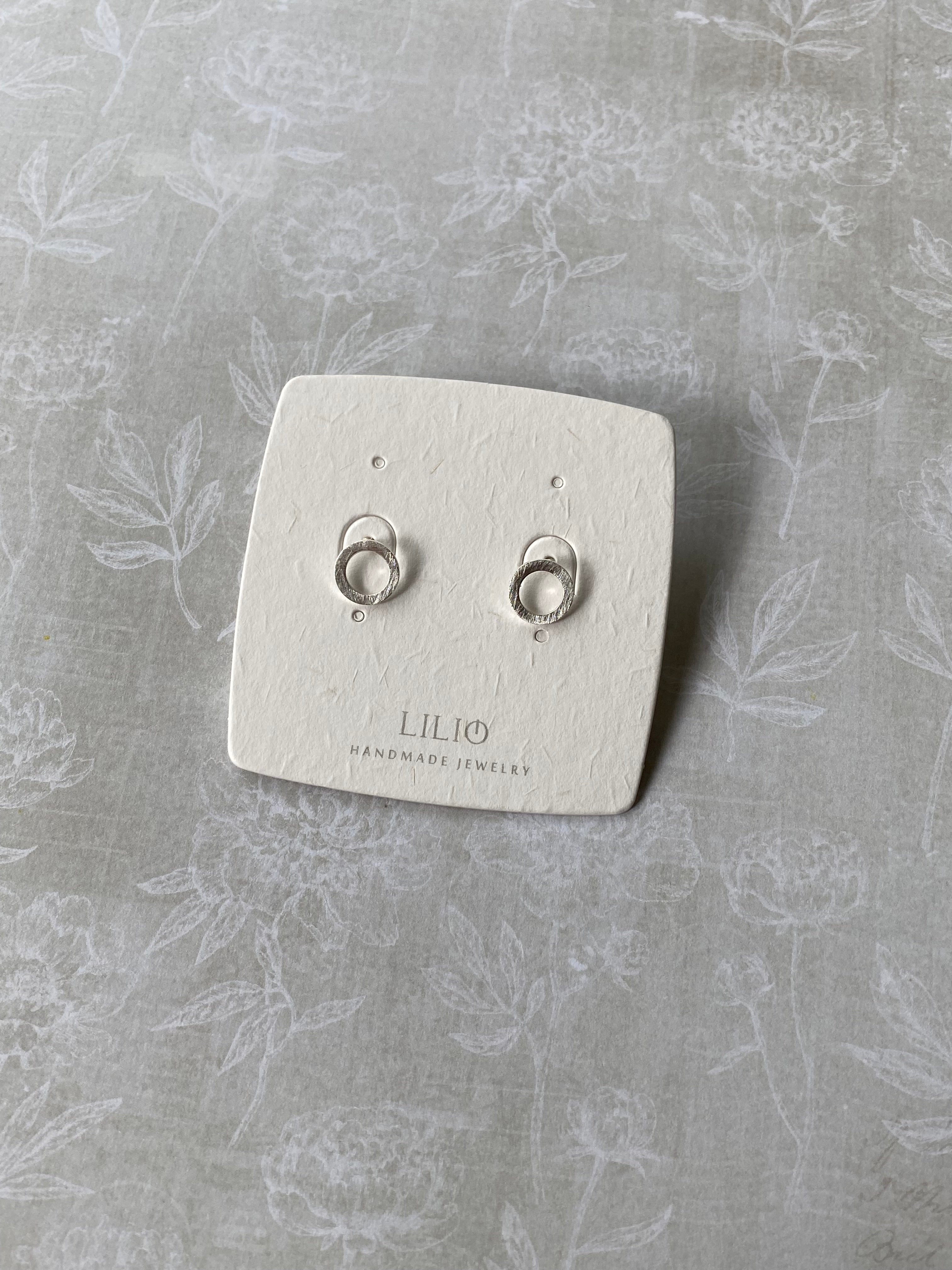 Circular Stud Earrings (2 sizes)