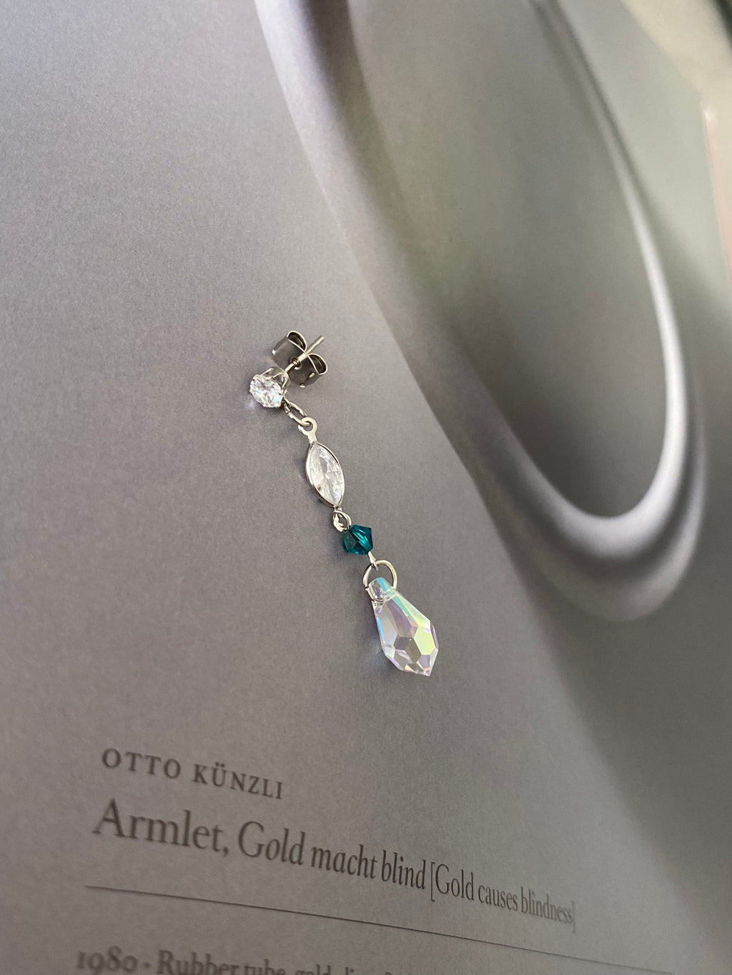 Swarovski Navette Teardrop Cascade Earrings