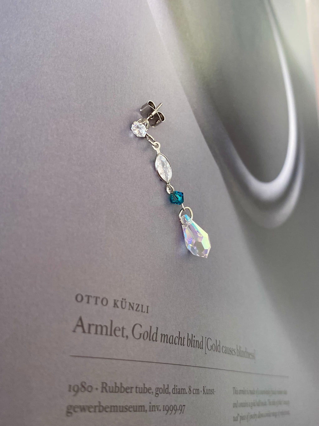 Swarovski Navette Teardrop Cascade Earrings