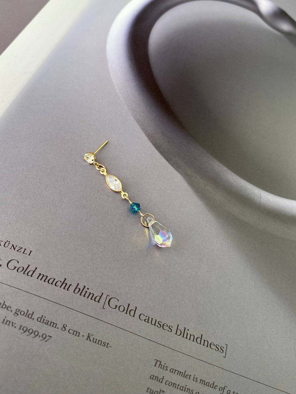 Swarovski Navette Teardrop Cascade Earrings