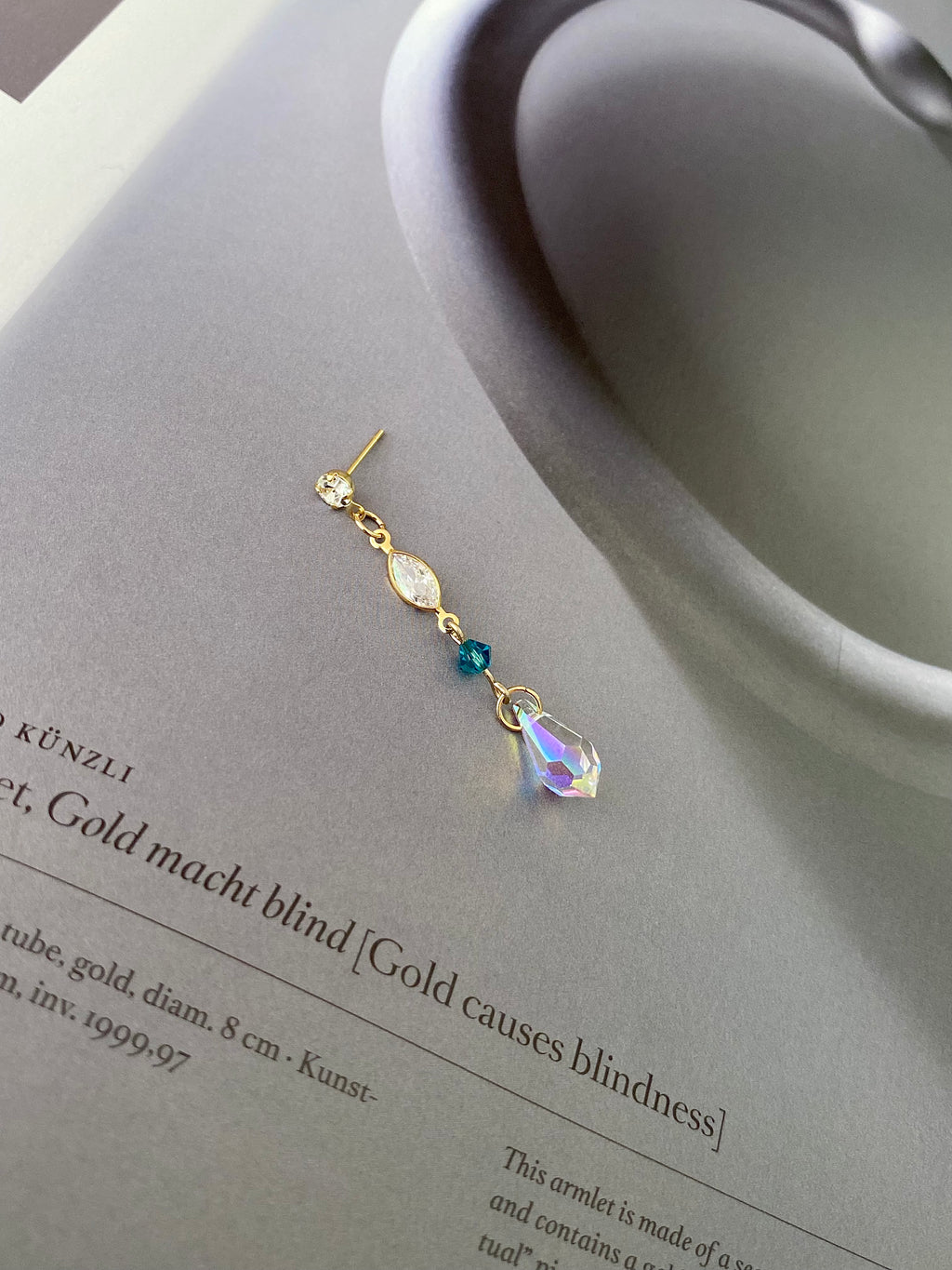 Swarovski Navette Teardrop Cascade Earrings