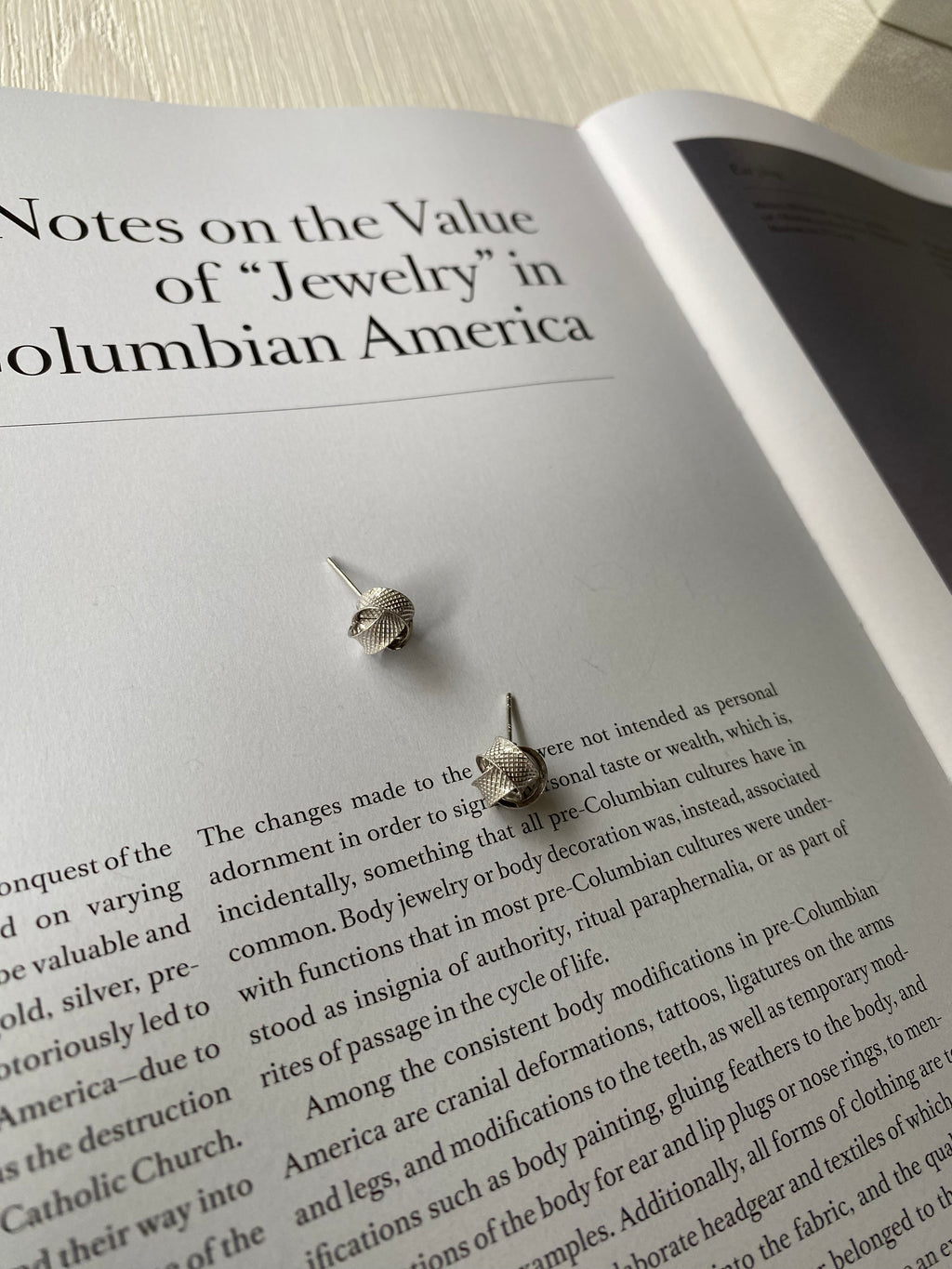 Twisted Form Stud Earrings