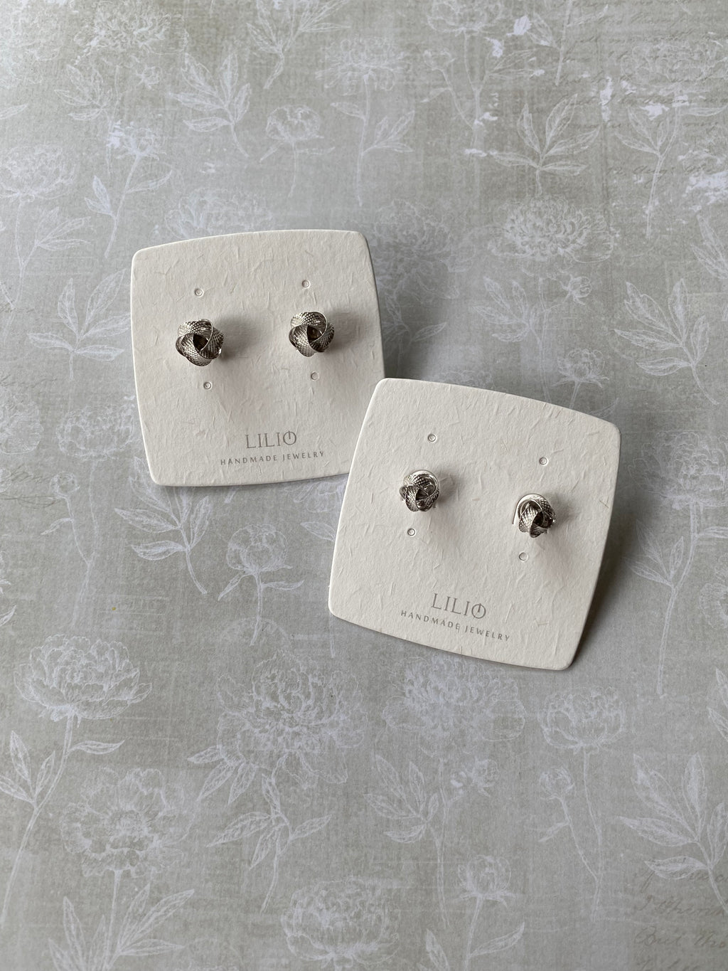 Twisted Form Stud Earrings