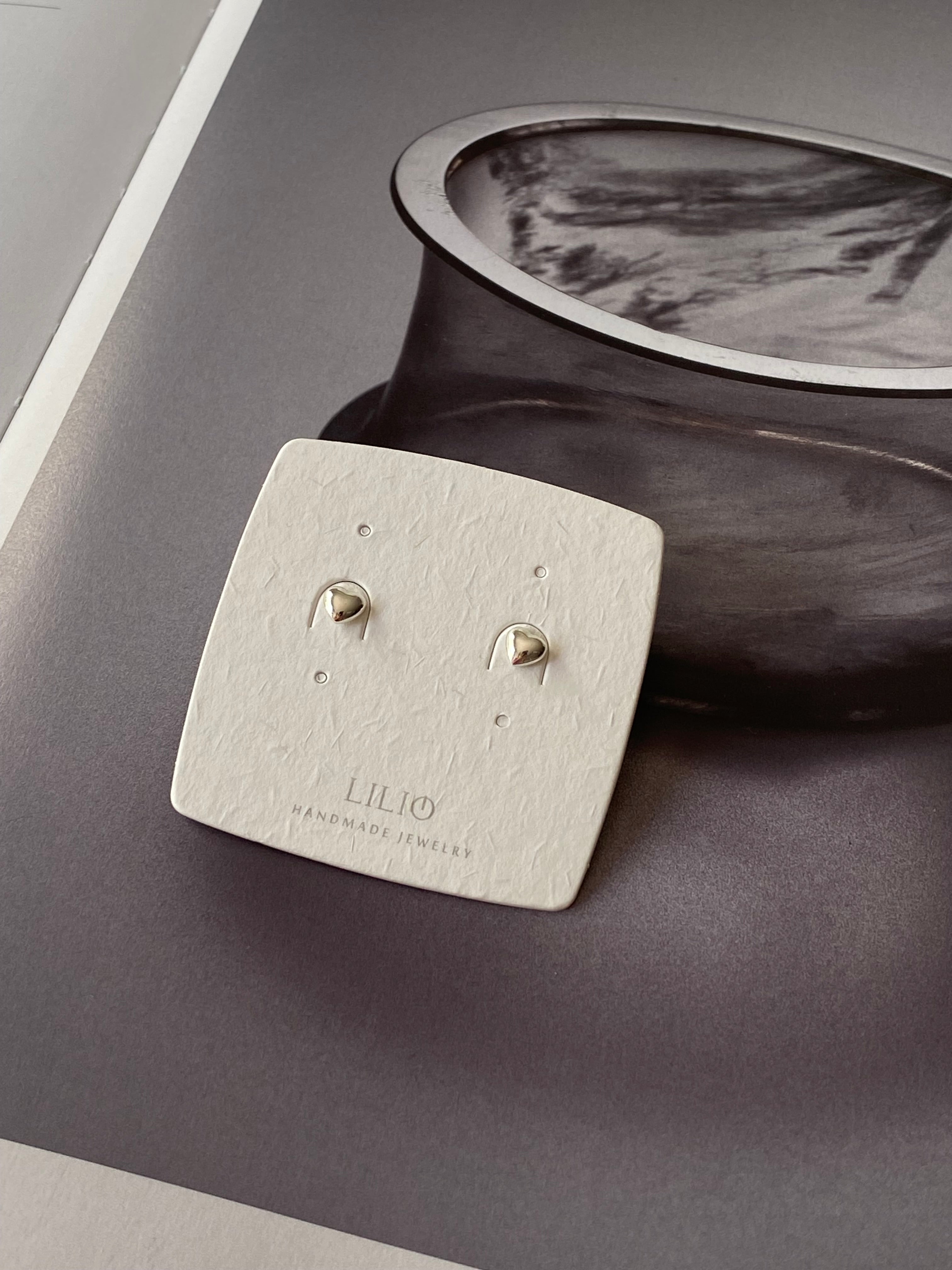 Mini Heart Stud Earrings