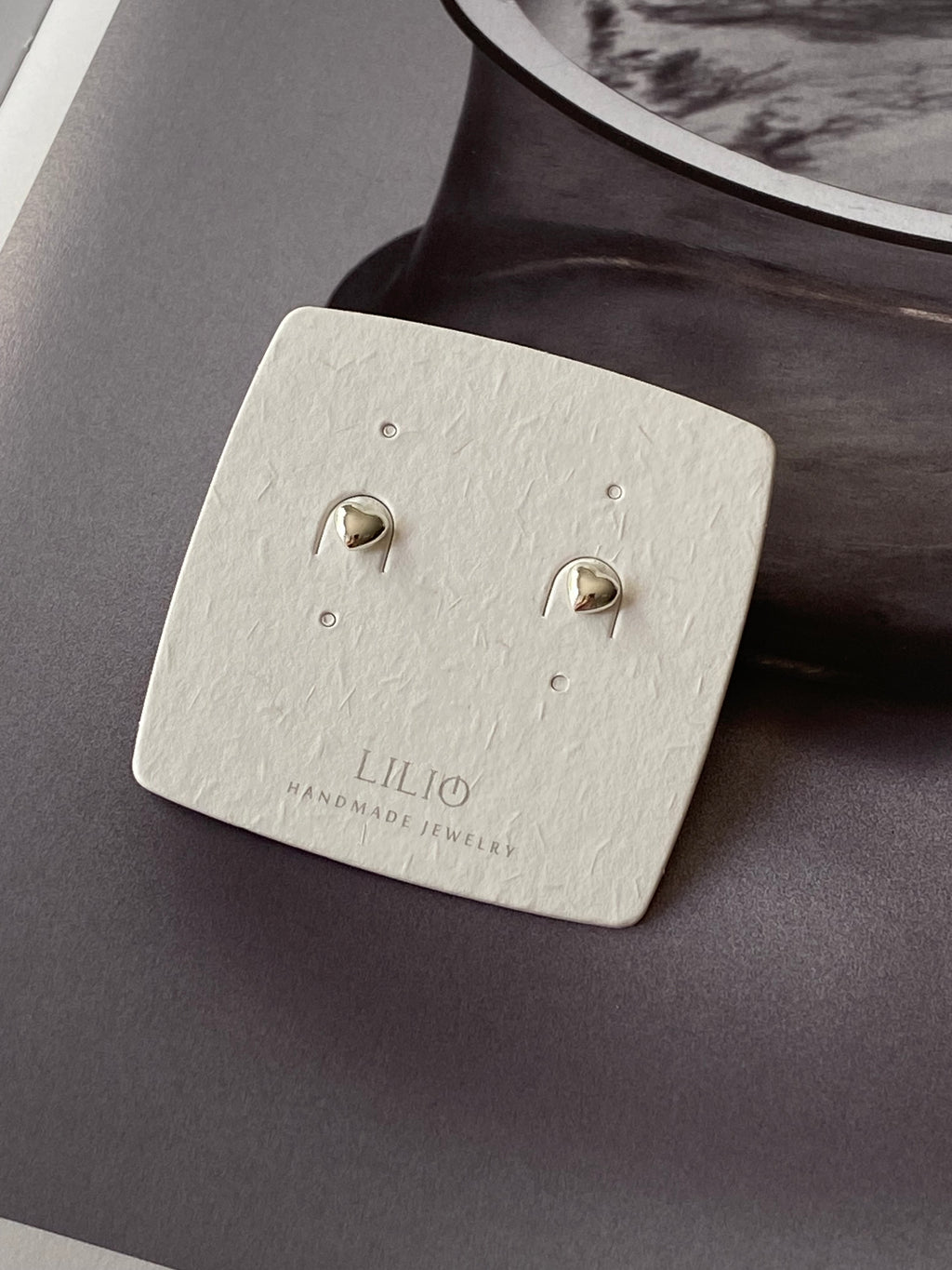 Mini Heart Stud Earrings