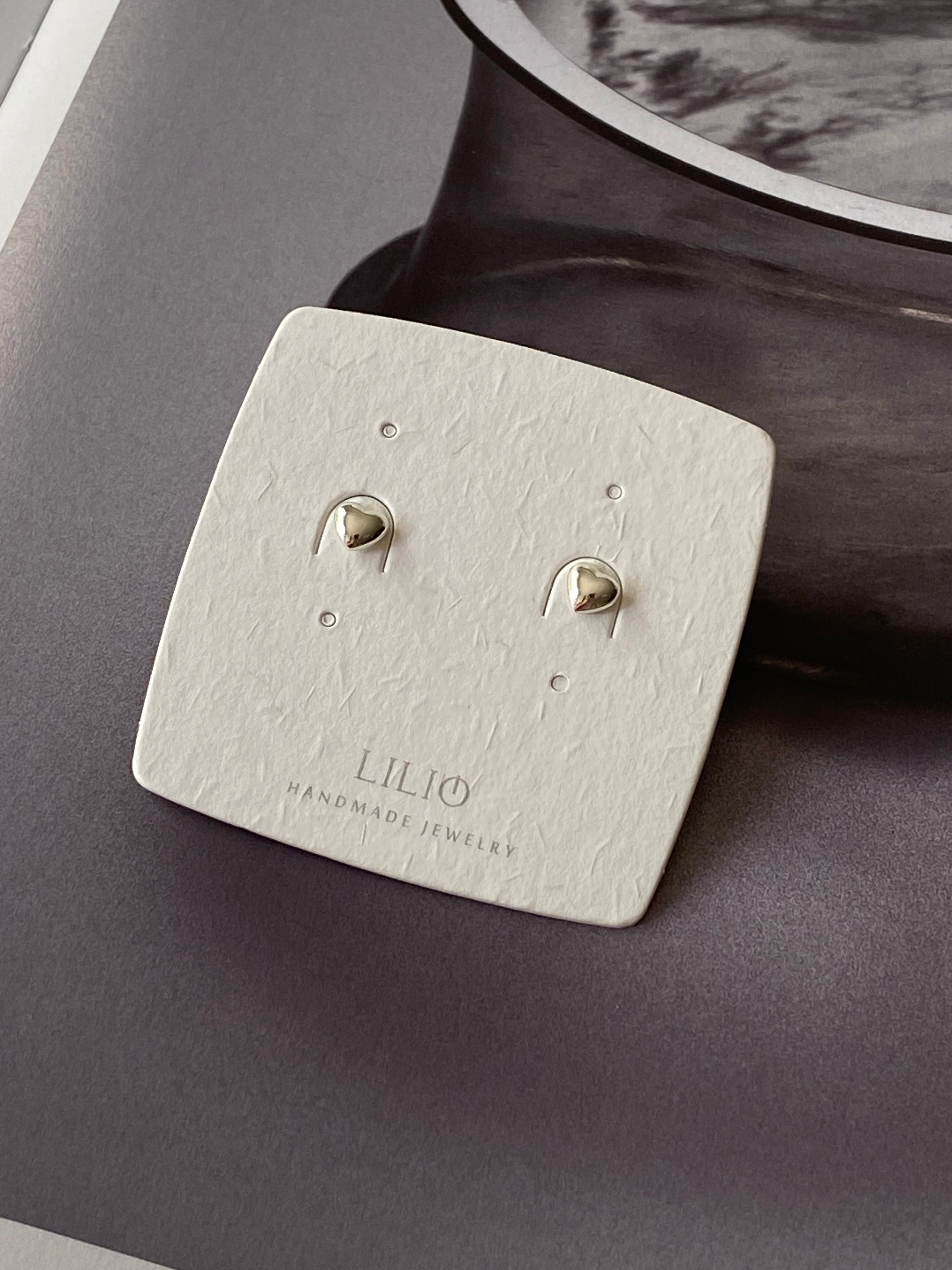 Mini Heart Stud Earrings